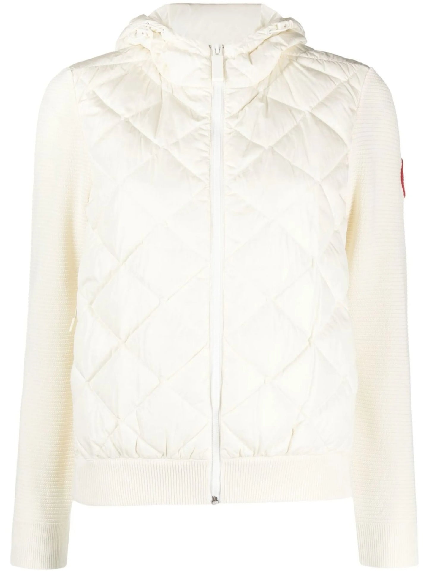 quilted knit jacket