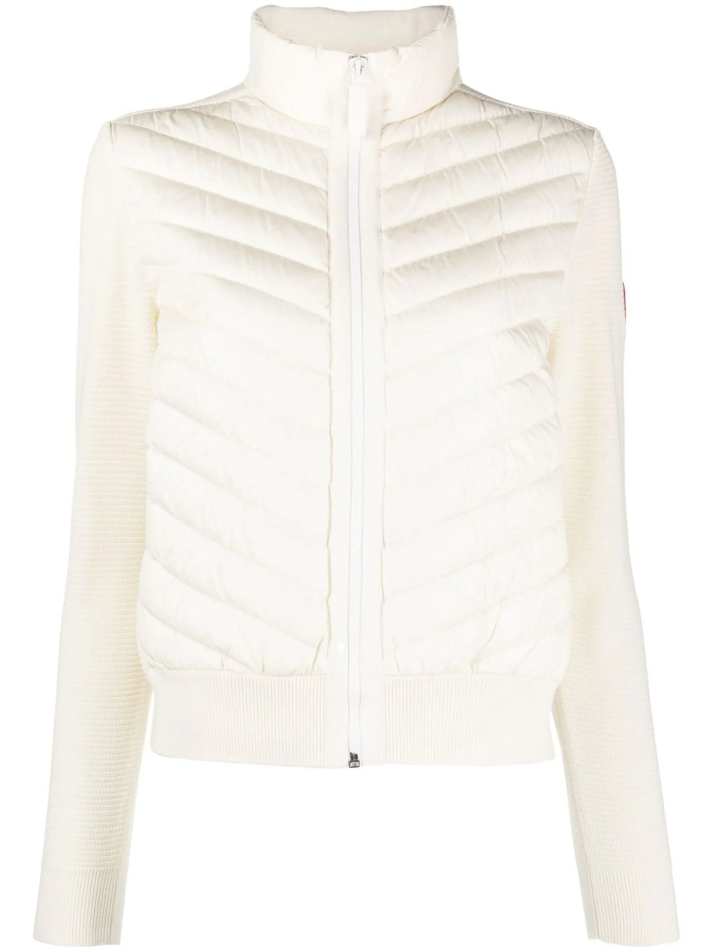 quilted knit jacket