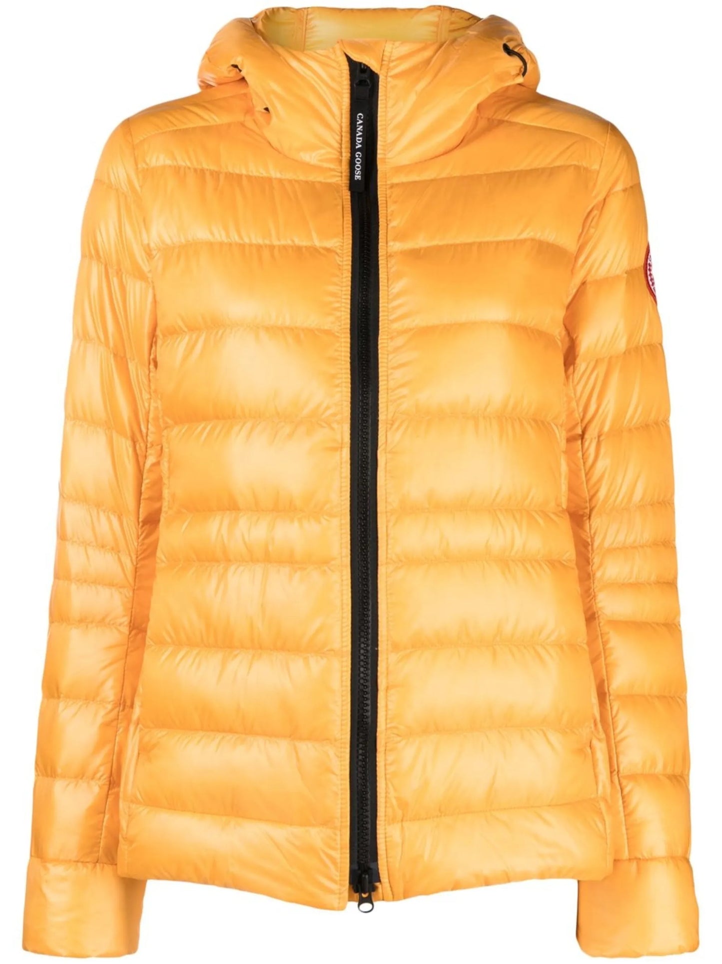 logo-patch padded down jacket
