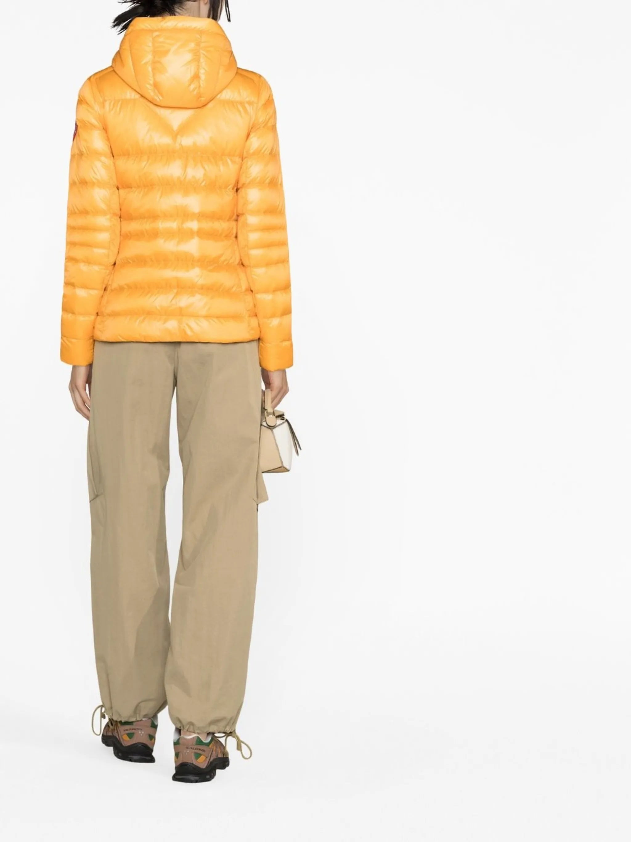 logo-patch padded down jacket