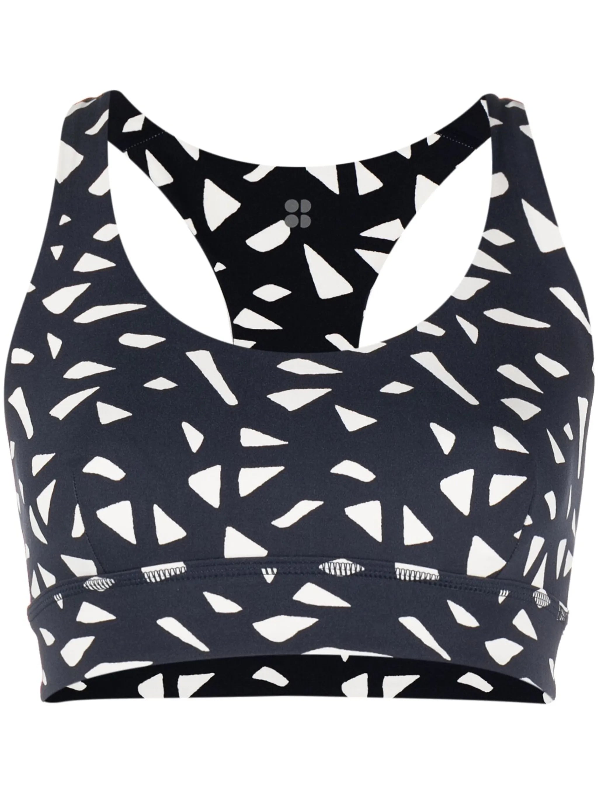 Super Soft graphic-print sports bra