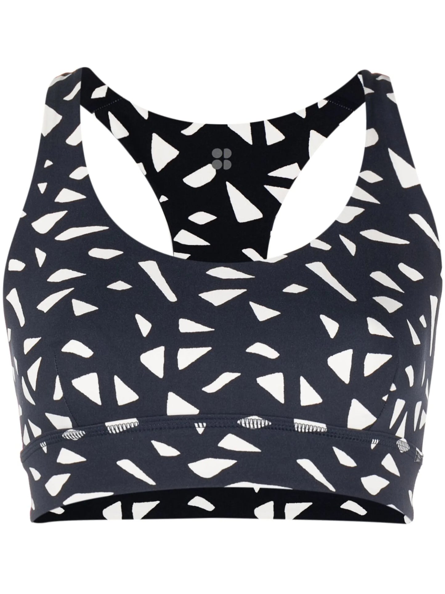 Super Soft graphic-print sports bra