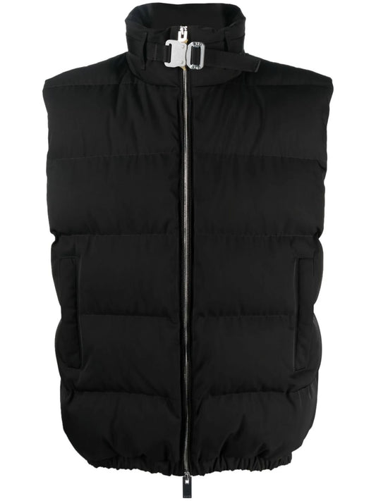 buckle-detail padded gilet