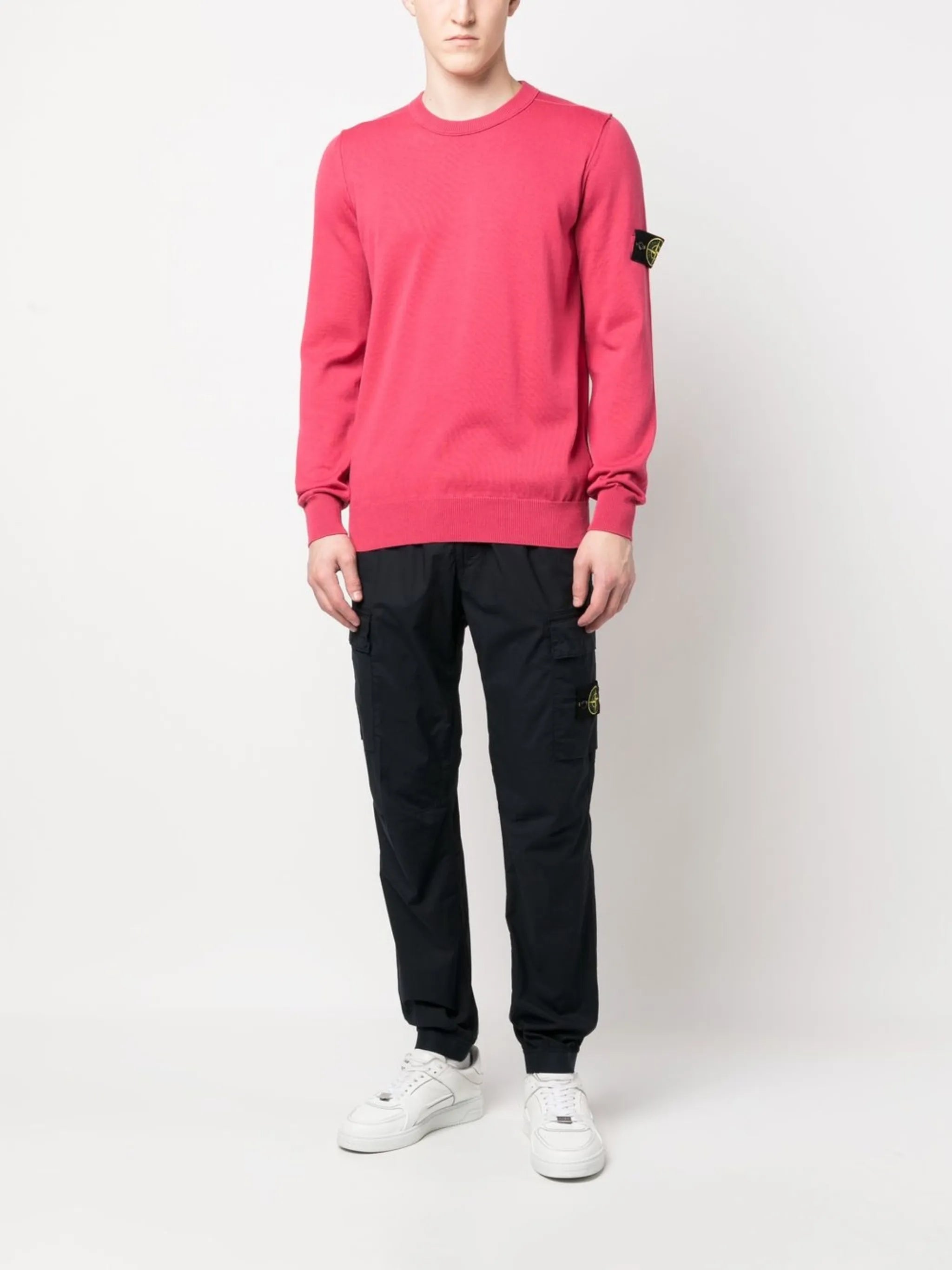 logo-print crew neck sweatshirt