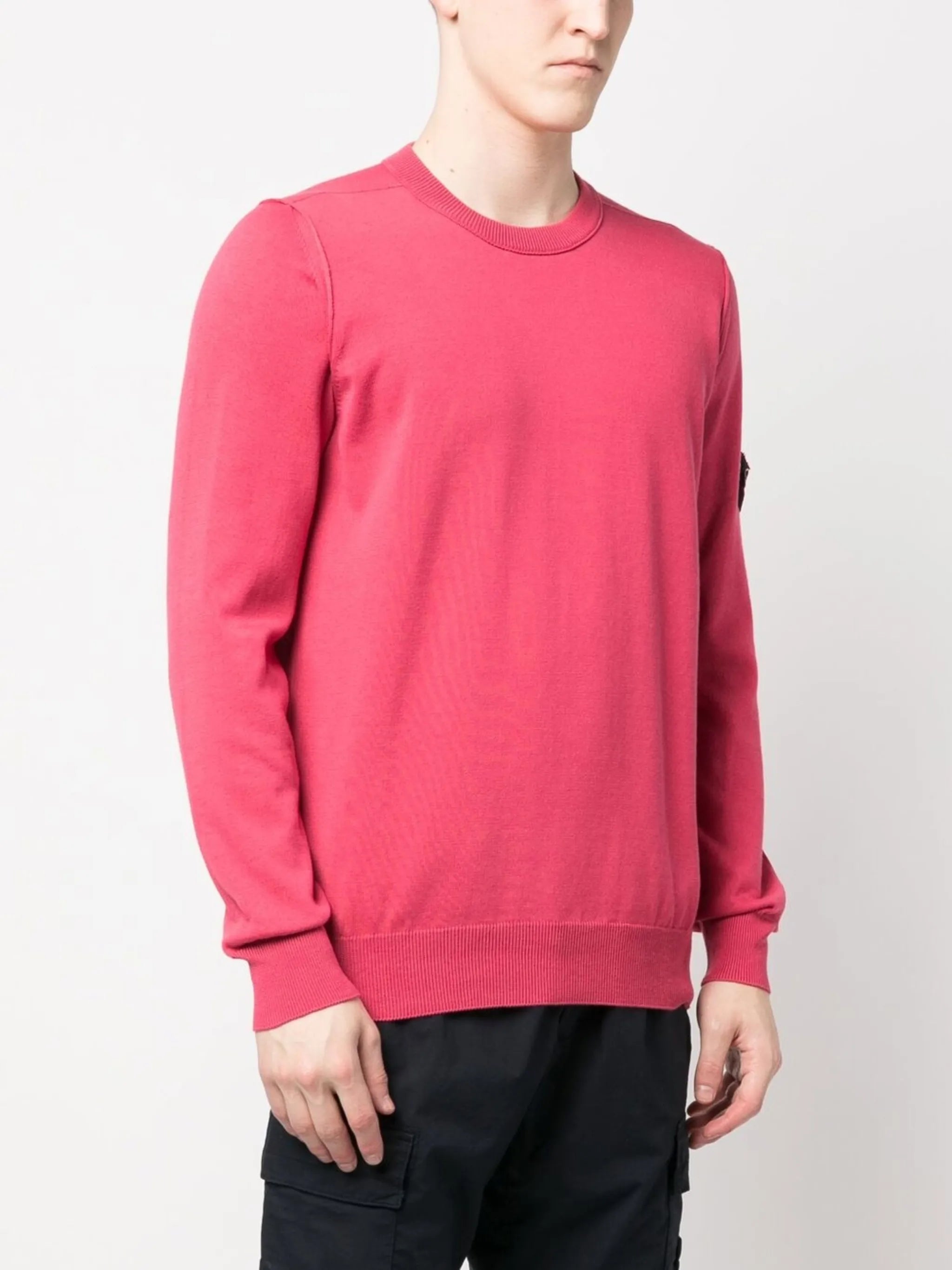 logo-print crew neck sweatshirt