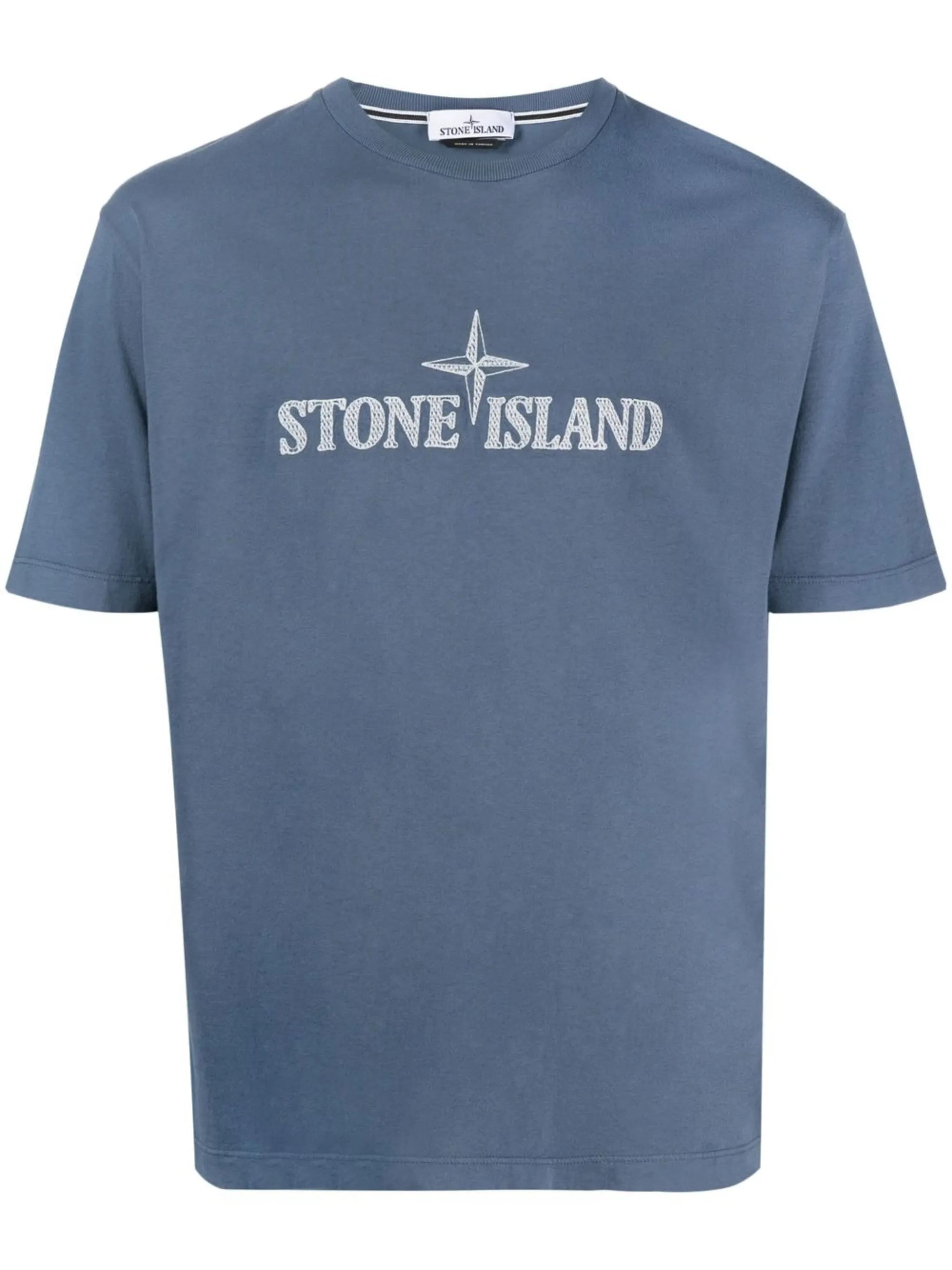 logo-embroidered short-sleeved T-shirt