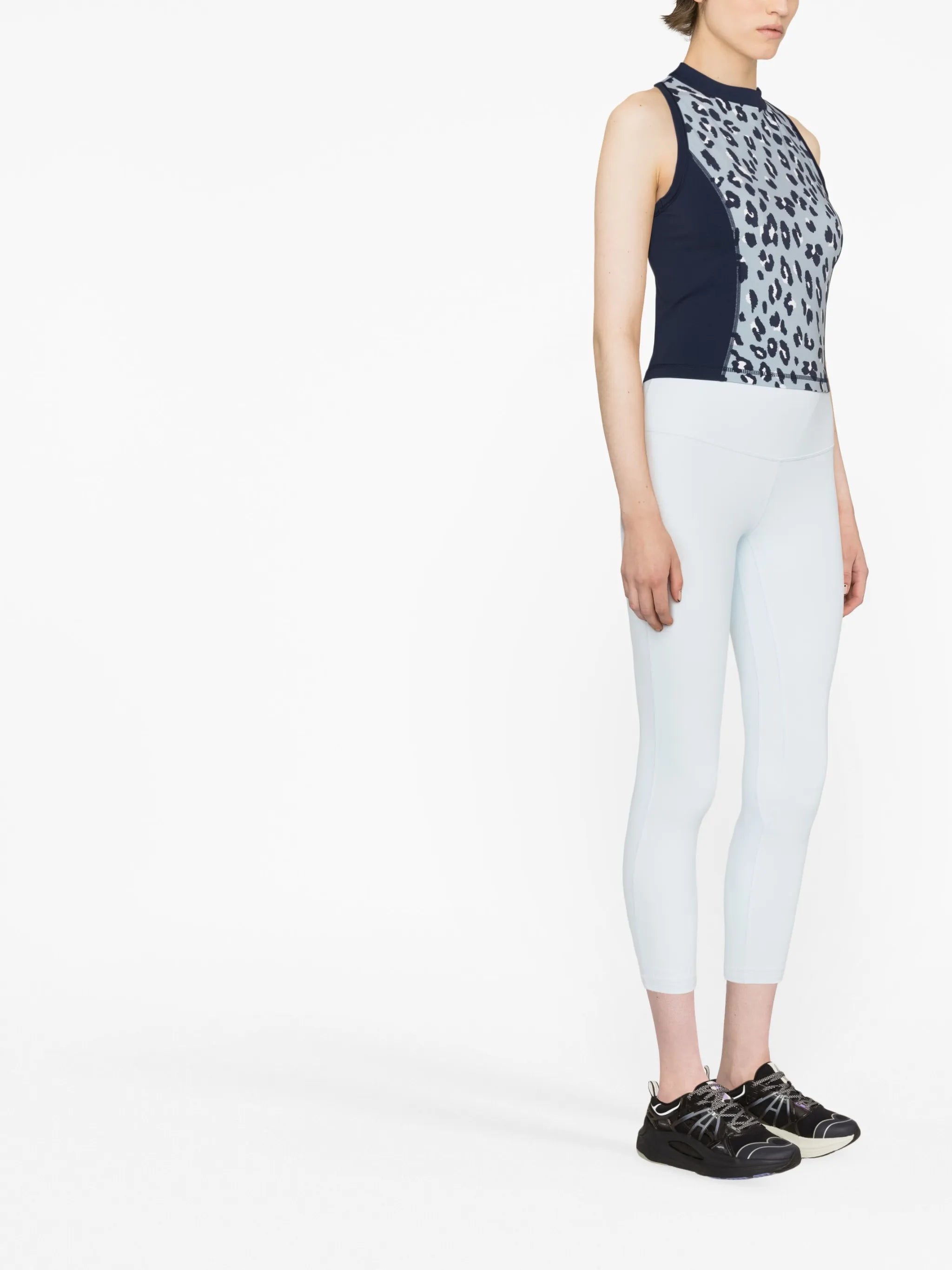 cheetah-print performace top