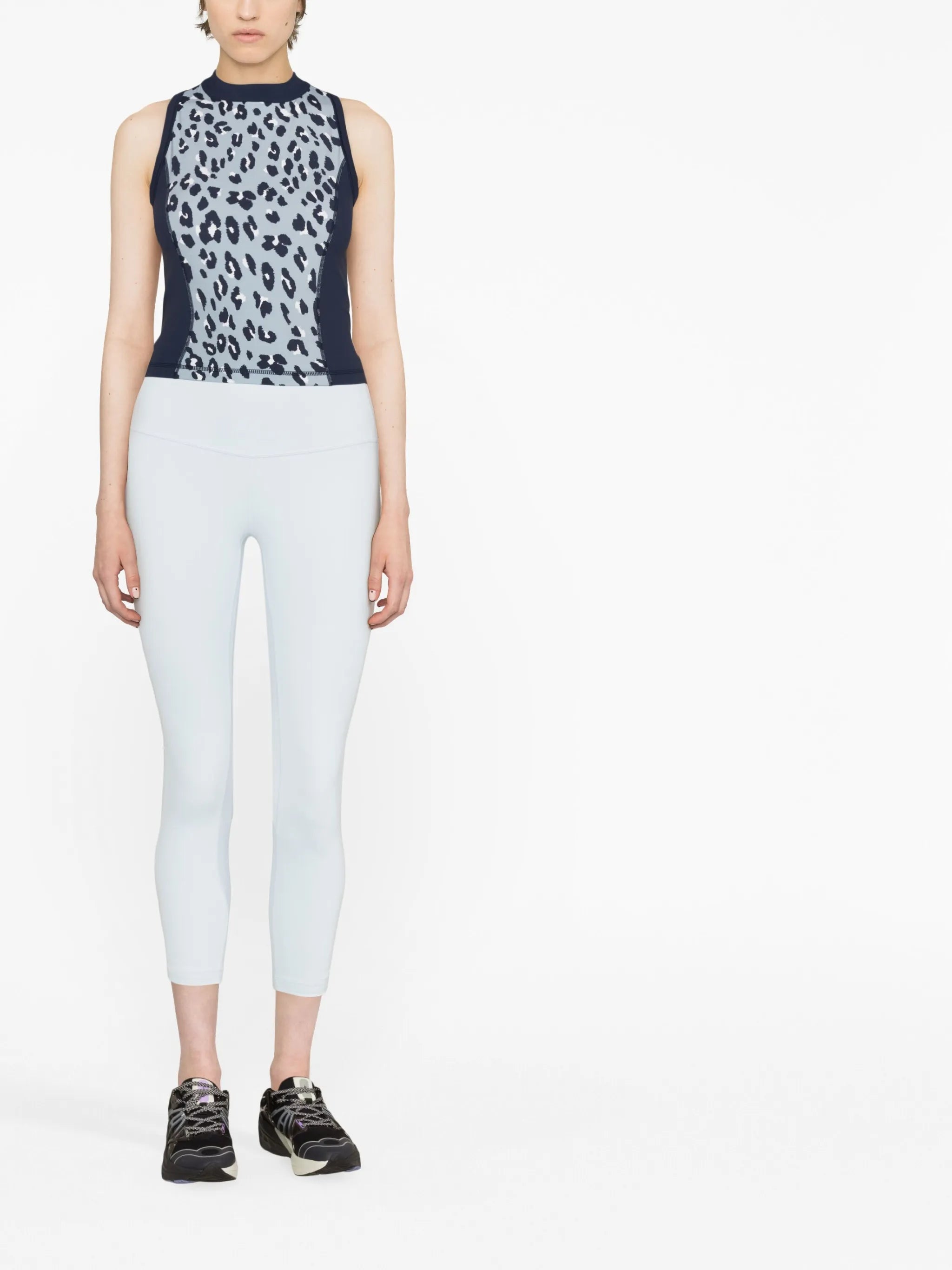 cheetah-print performace top