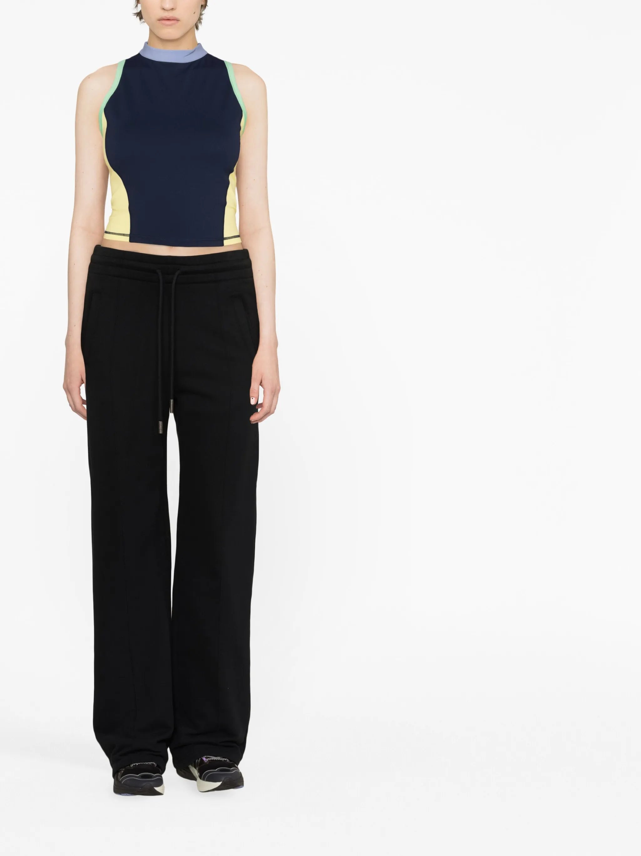 Power zip back tank top