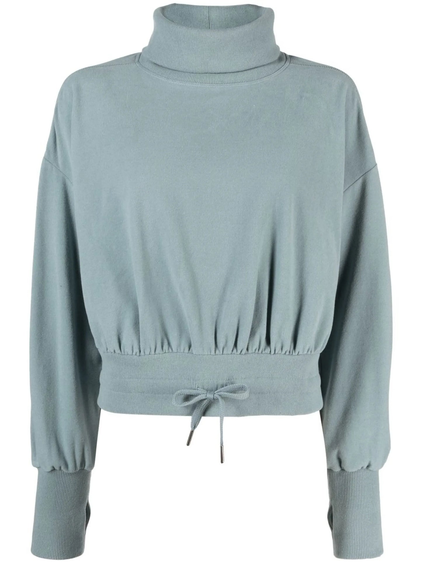 Melody cropped roll-neck sweatshirt