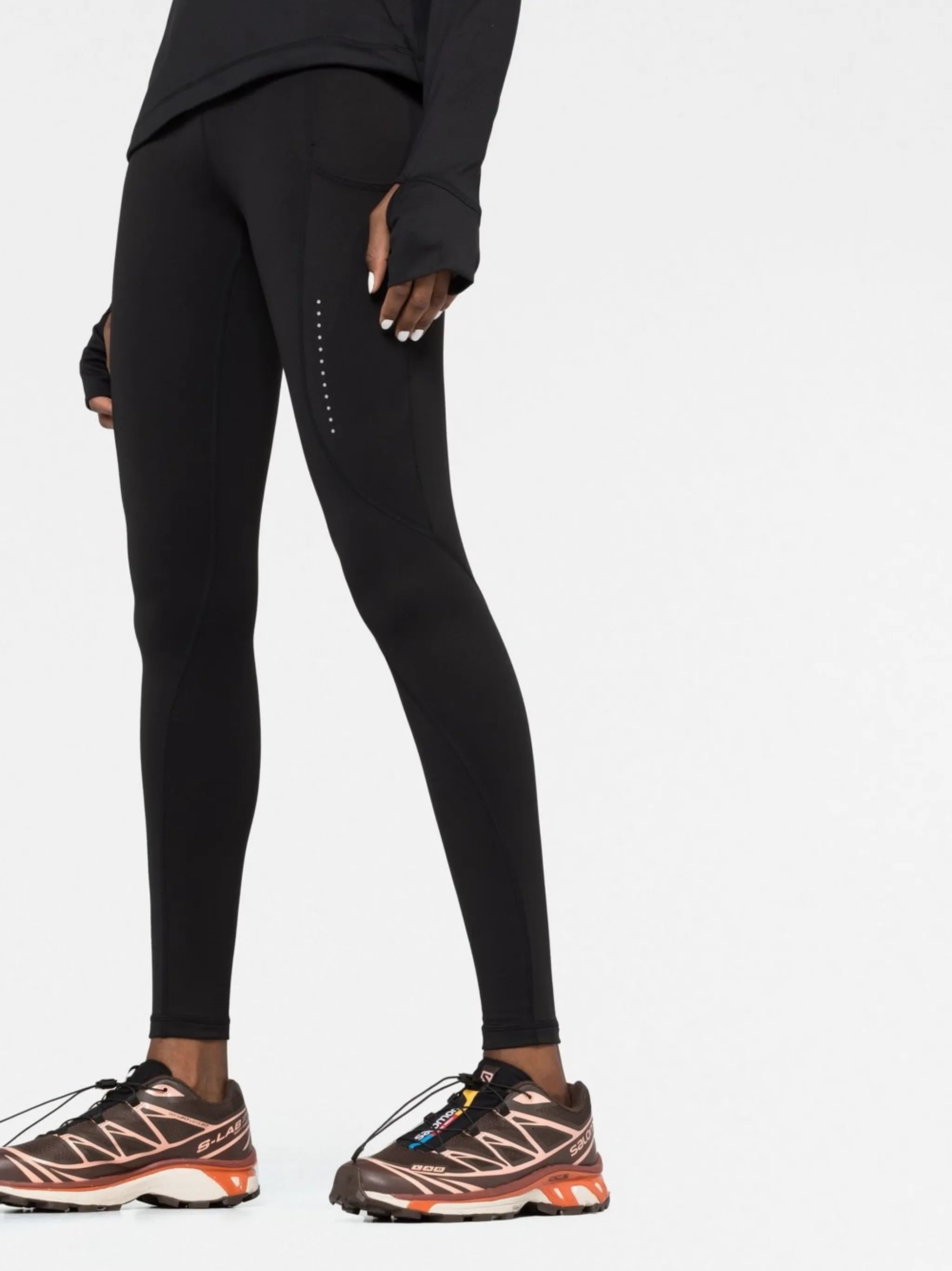 Black Therma Boost Running Leggings