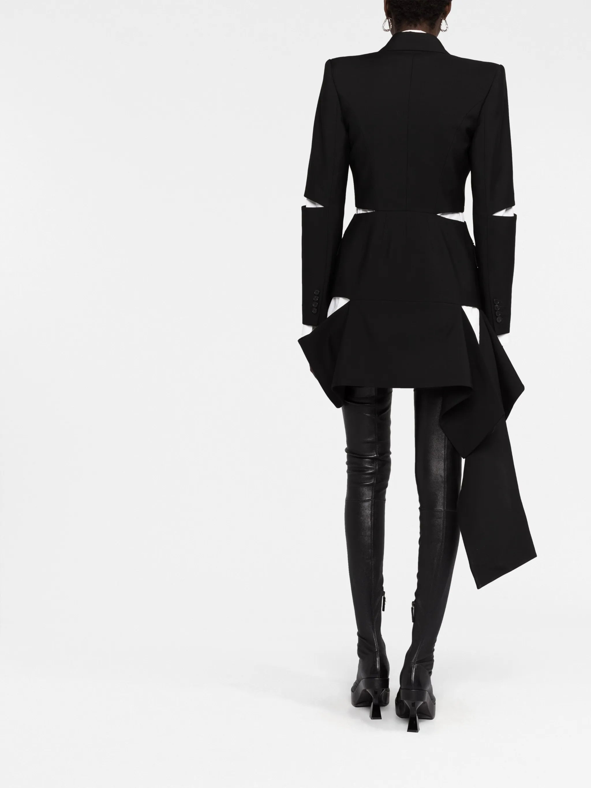 cut-out blazer dress
