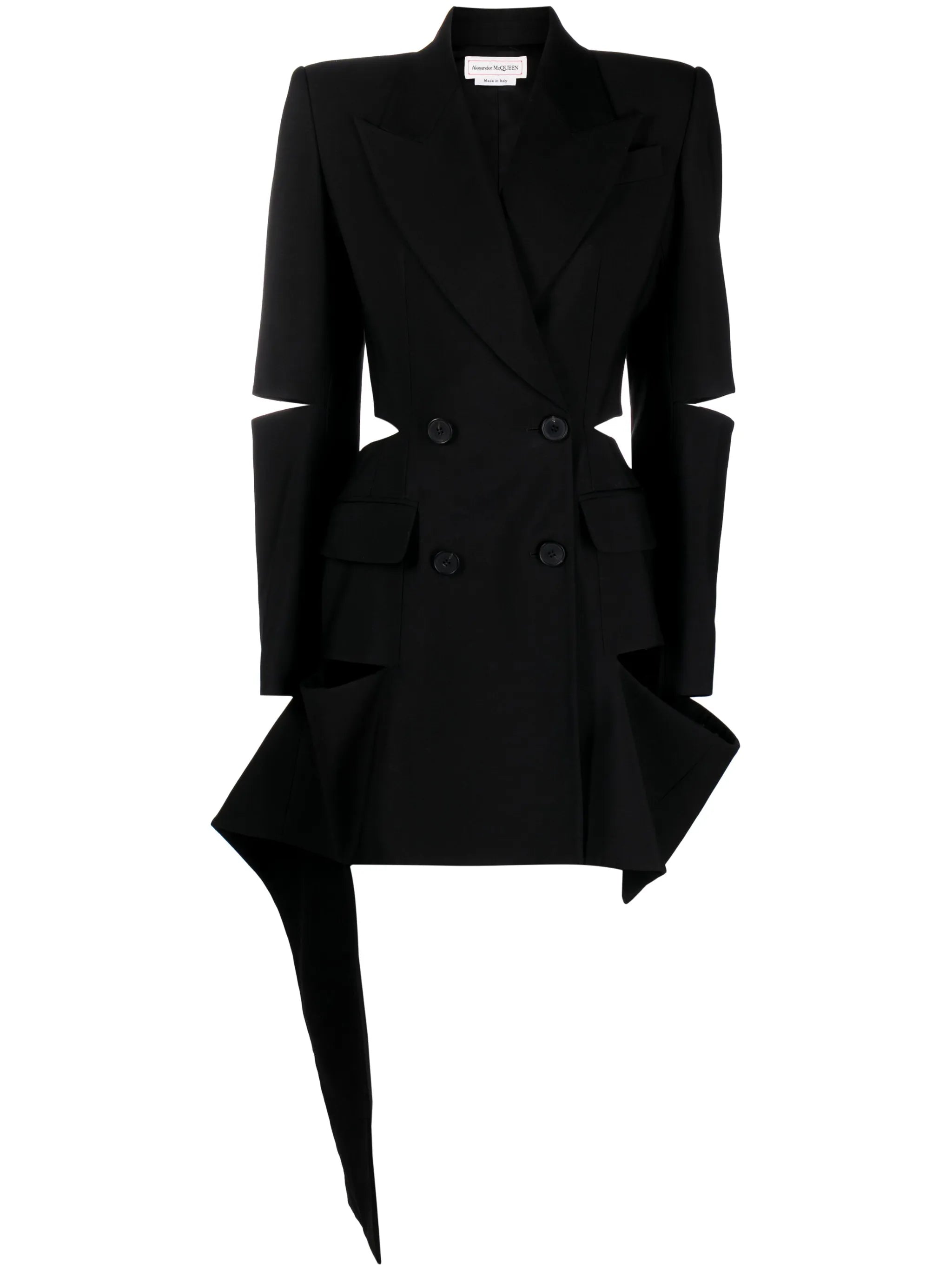 cut-out blazer dress