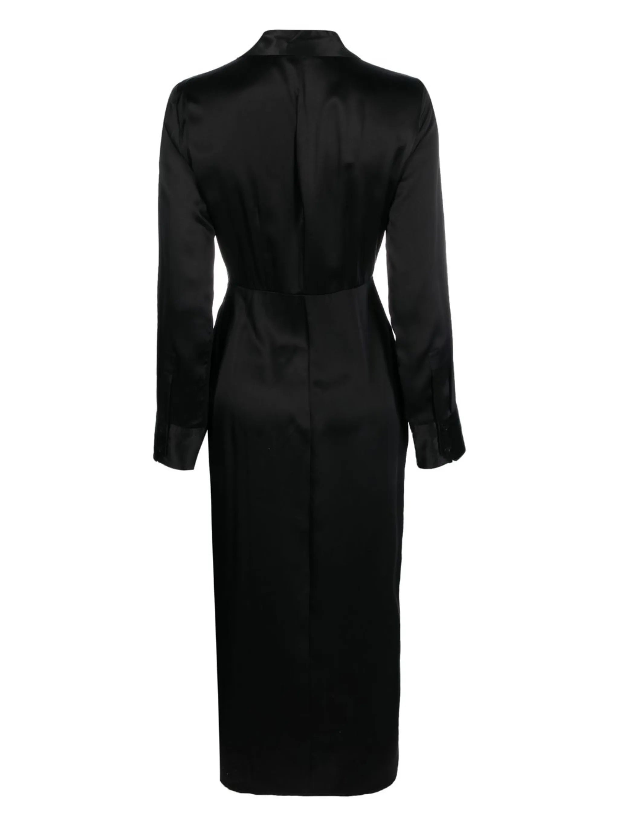 Lyon silk shirt dress