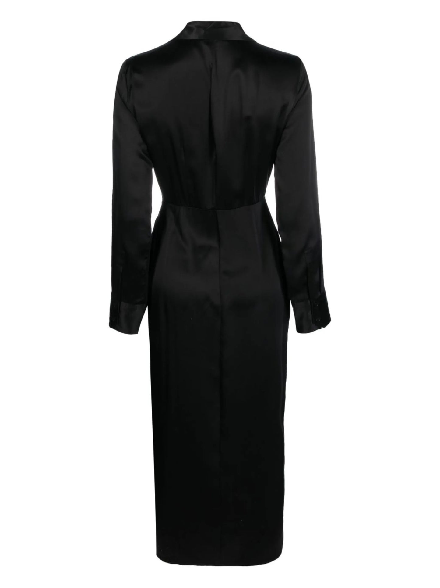 Lyon silk shirt dress
