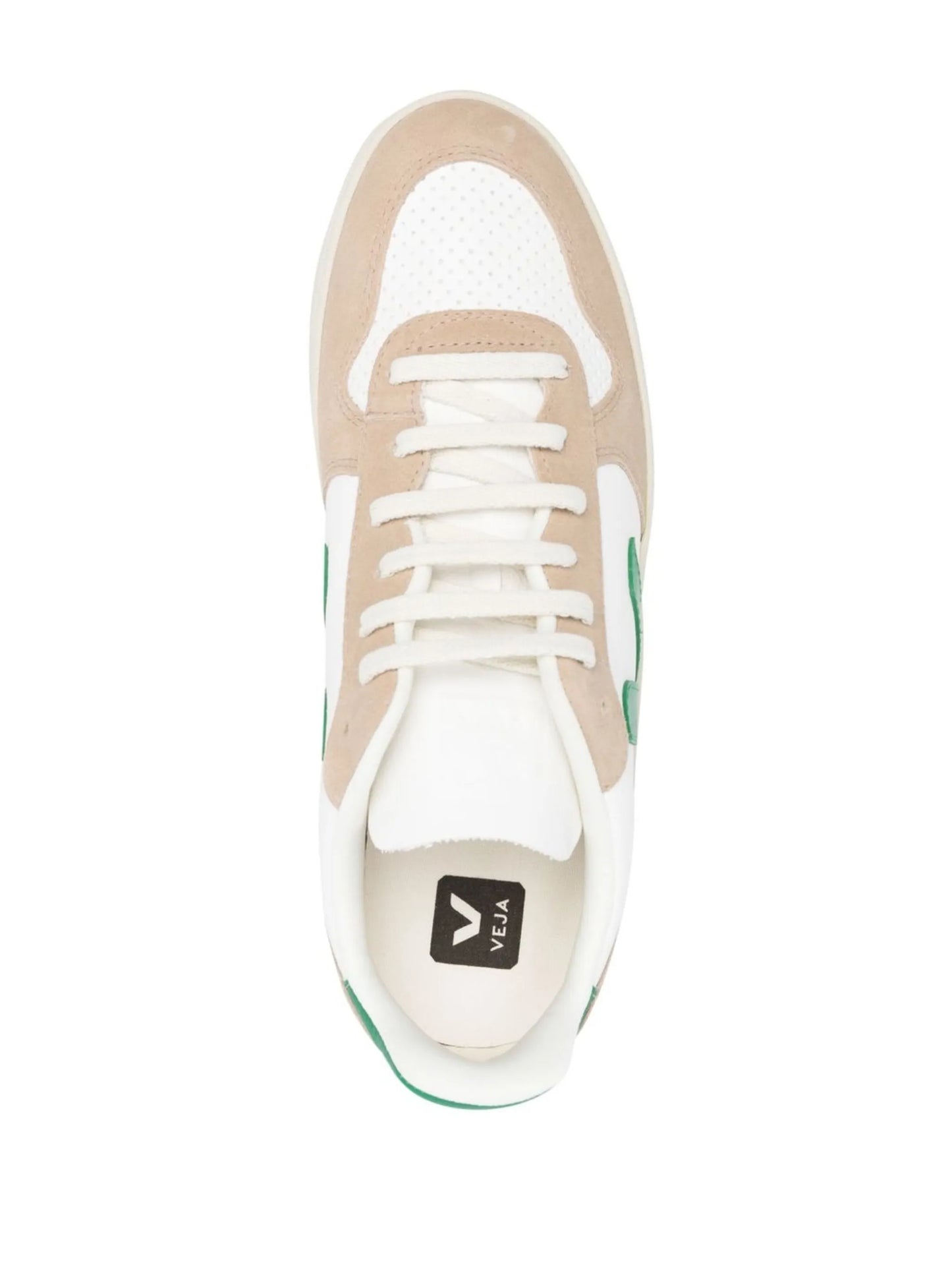 colour-block low-top sneakers