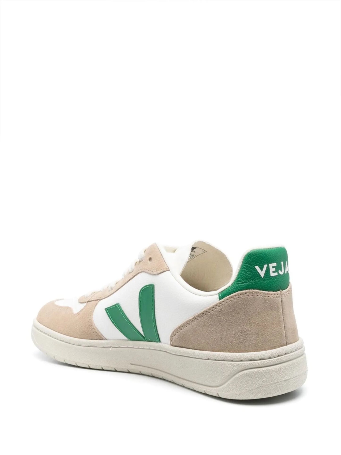colour-block low-top sneakers