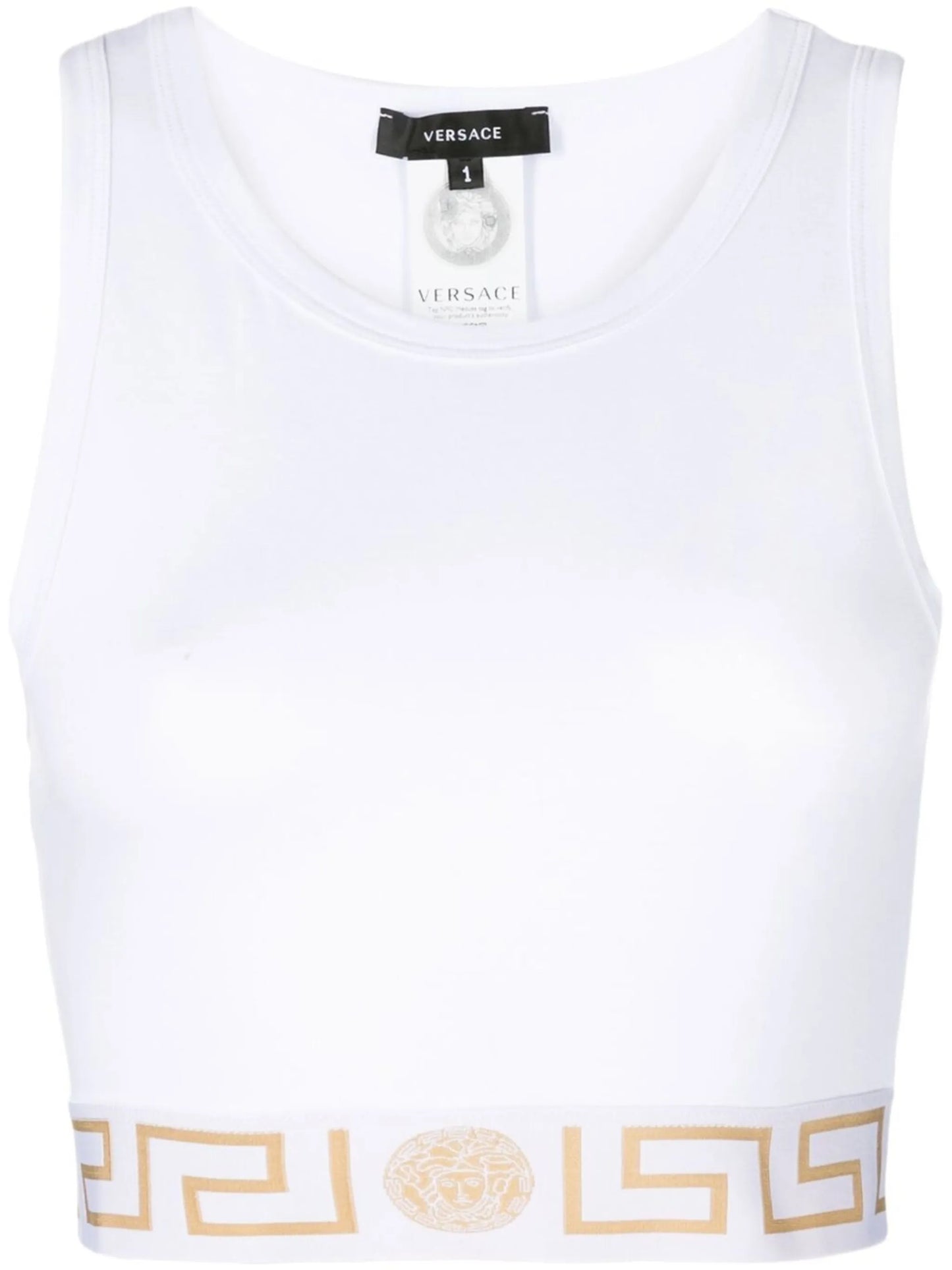 Greca Border crop top