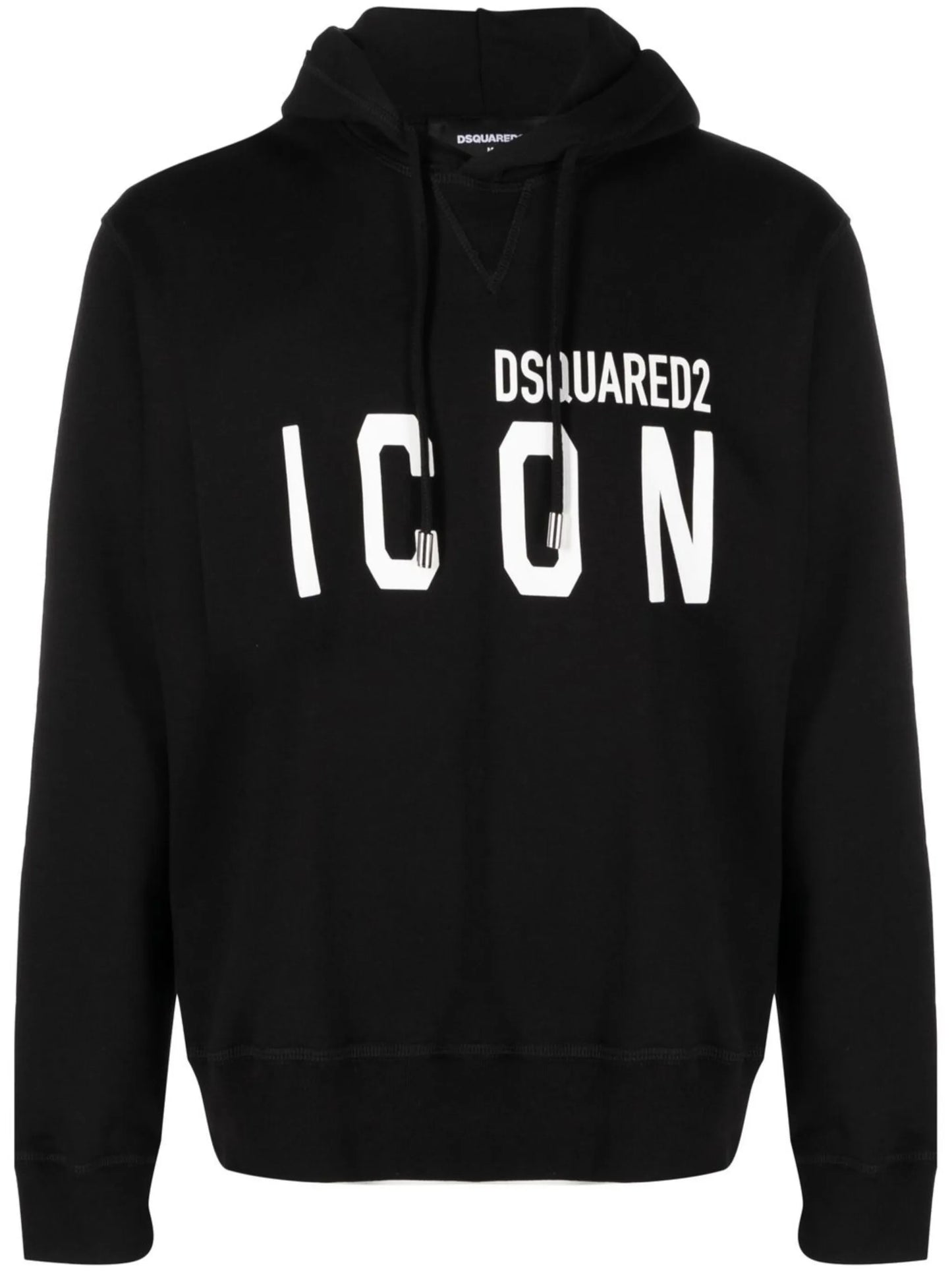logo-print cotton hoodie