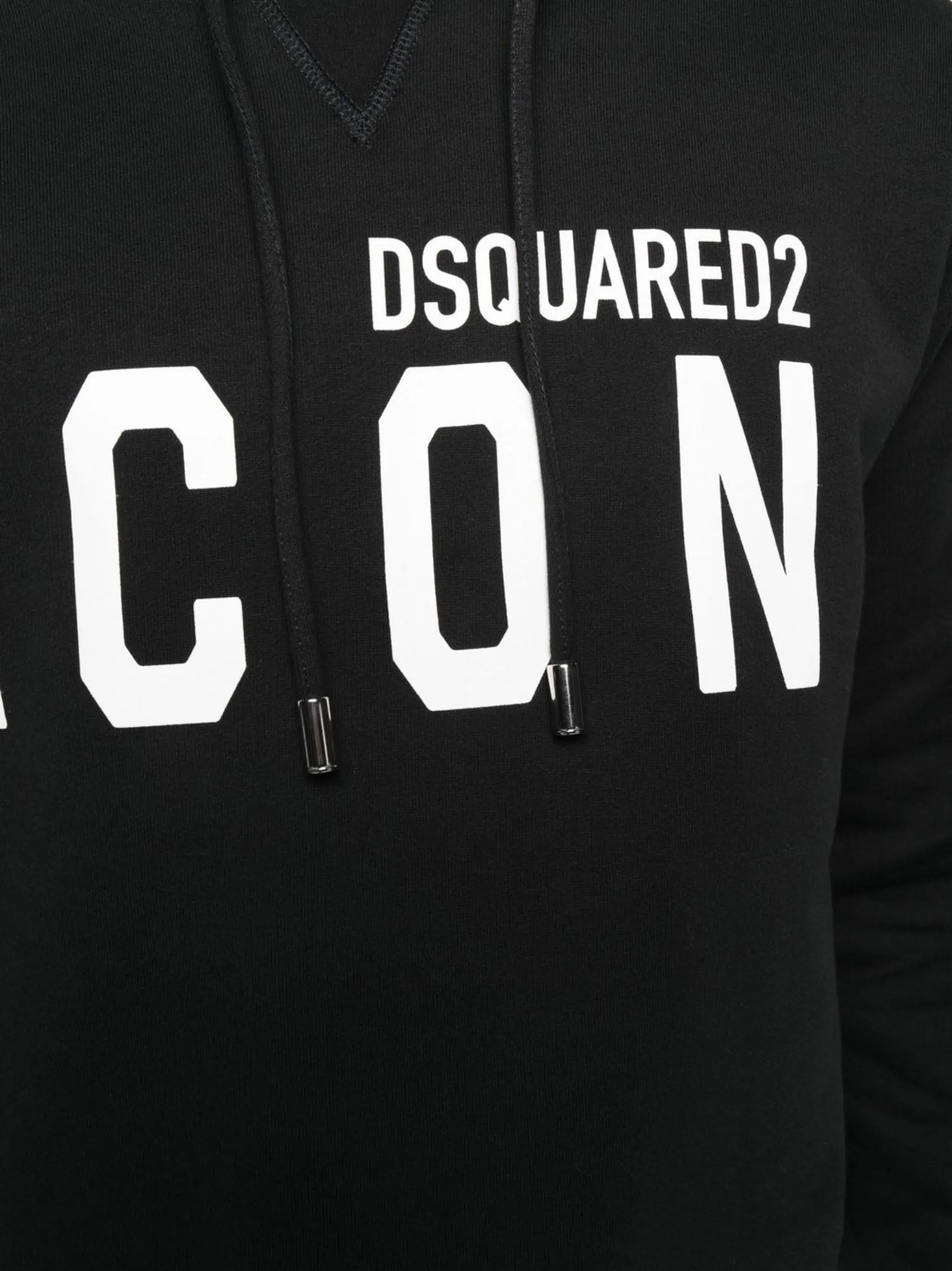 logo-print cotton hoodie