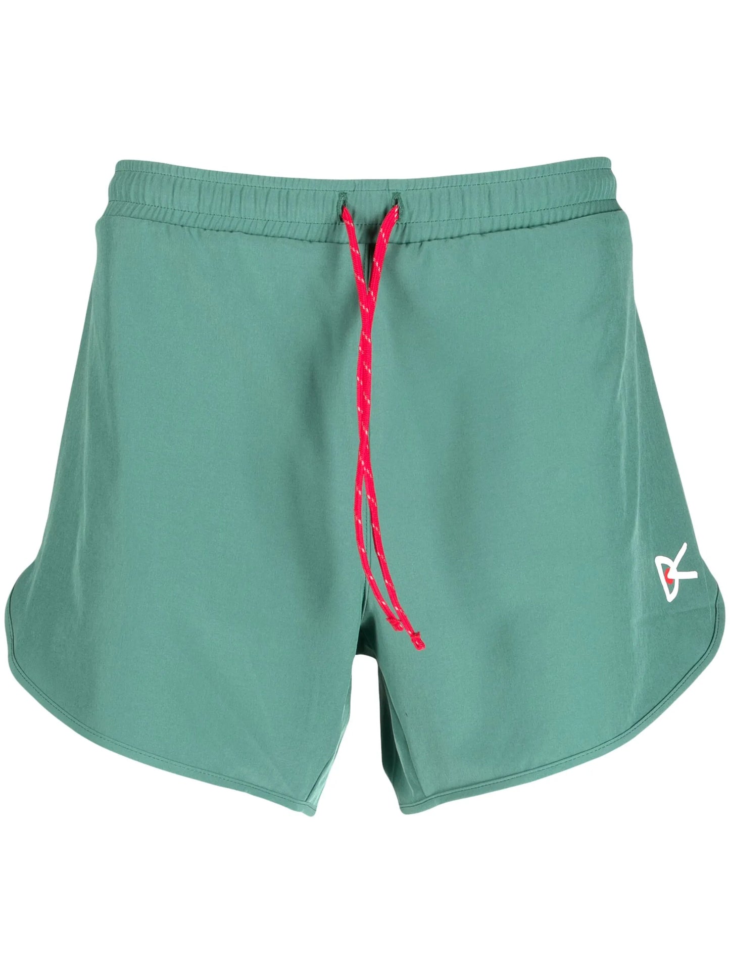 logo-print track shorts