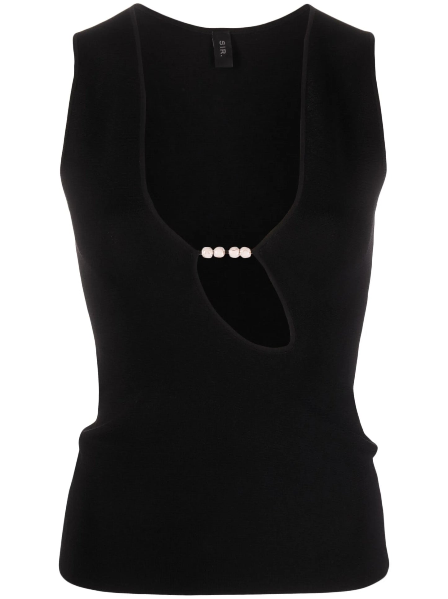 Kinetic bead-embellished top