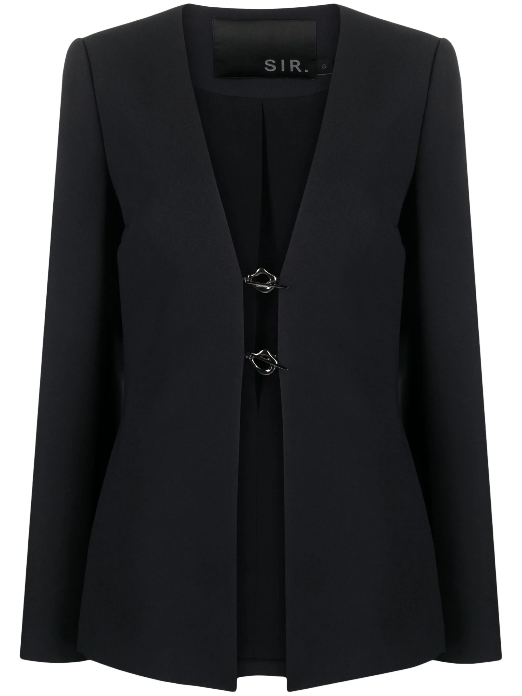 Gilles open-front blazer