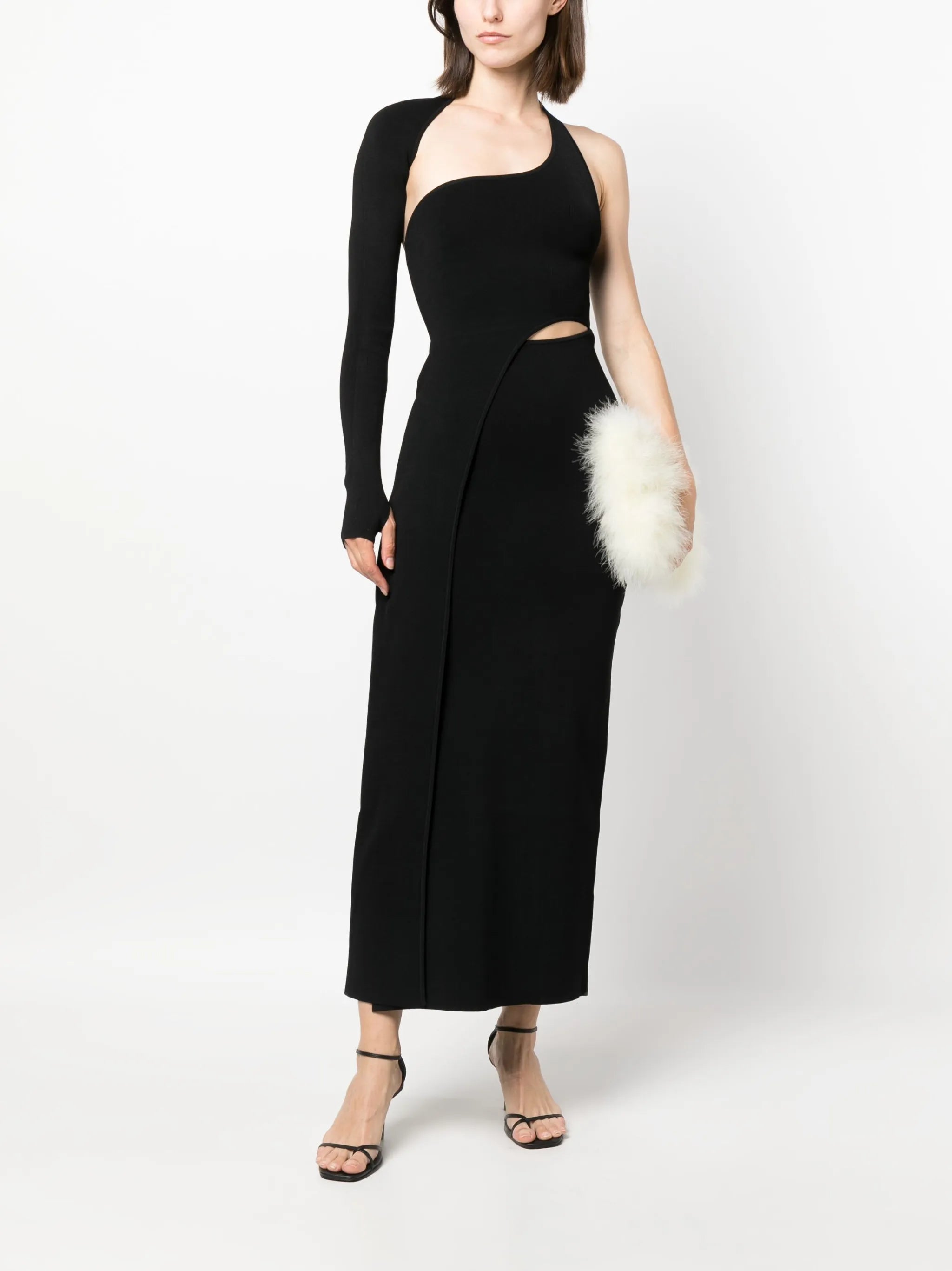 Manifesto cut-out midi dress