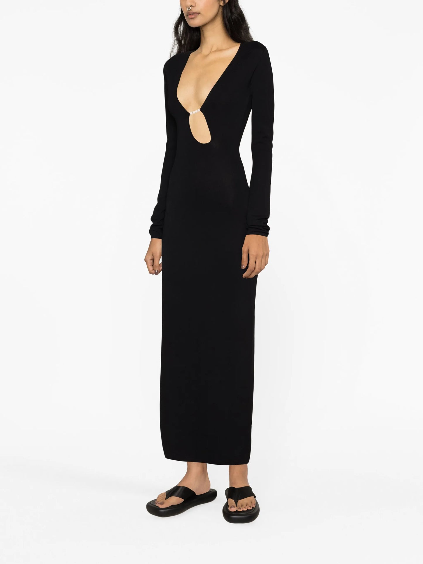 Kinetic beaded maxi dress