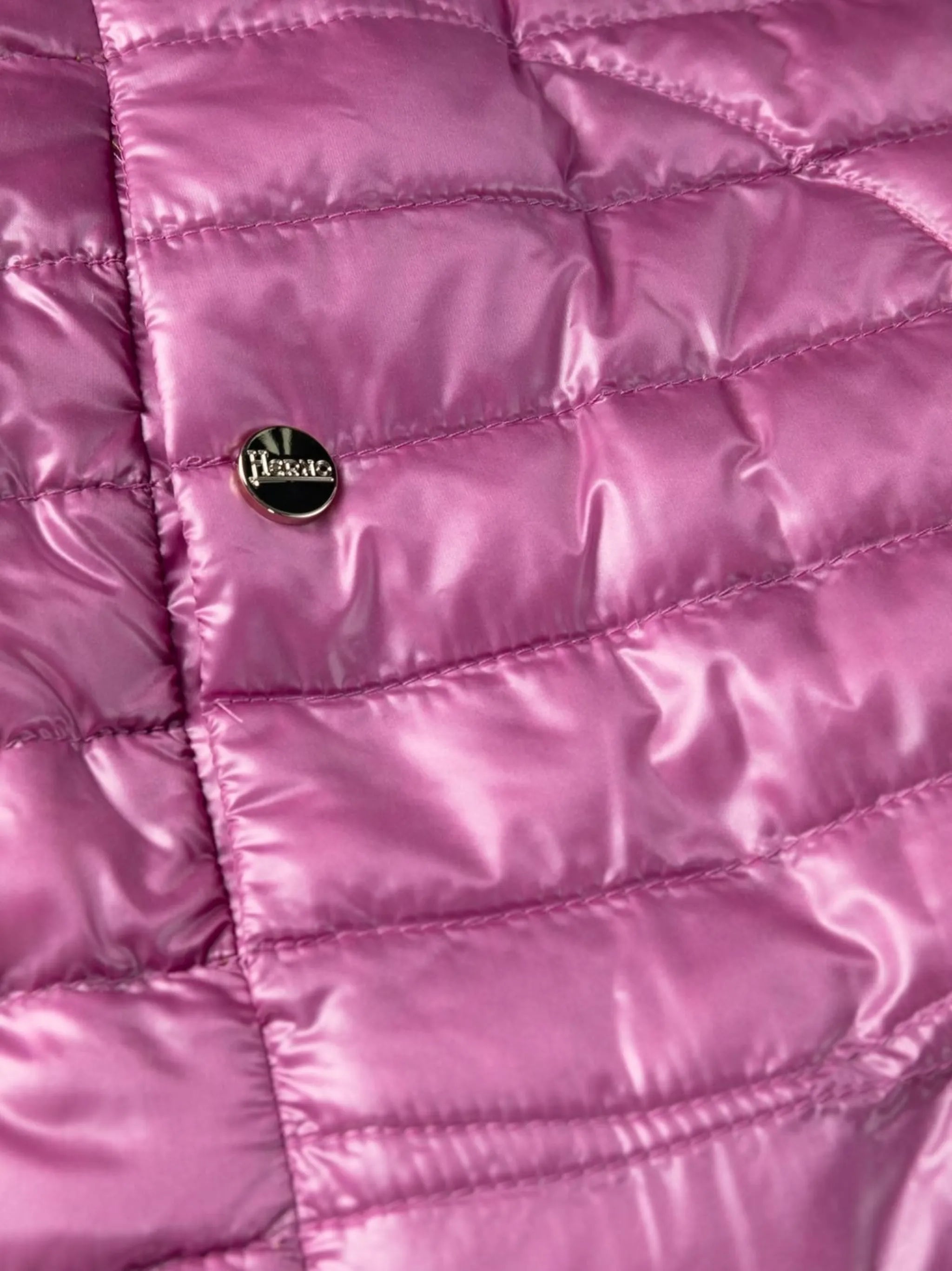 mock-neck quilted jacket