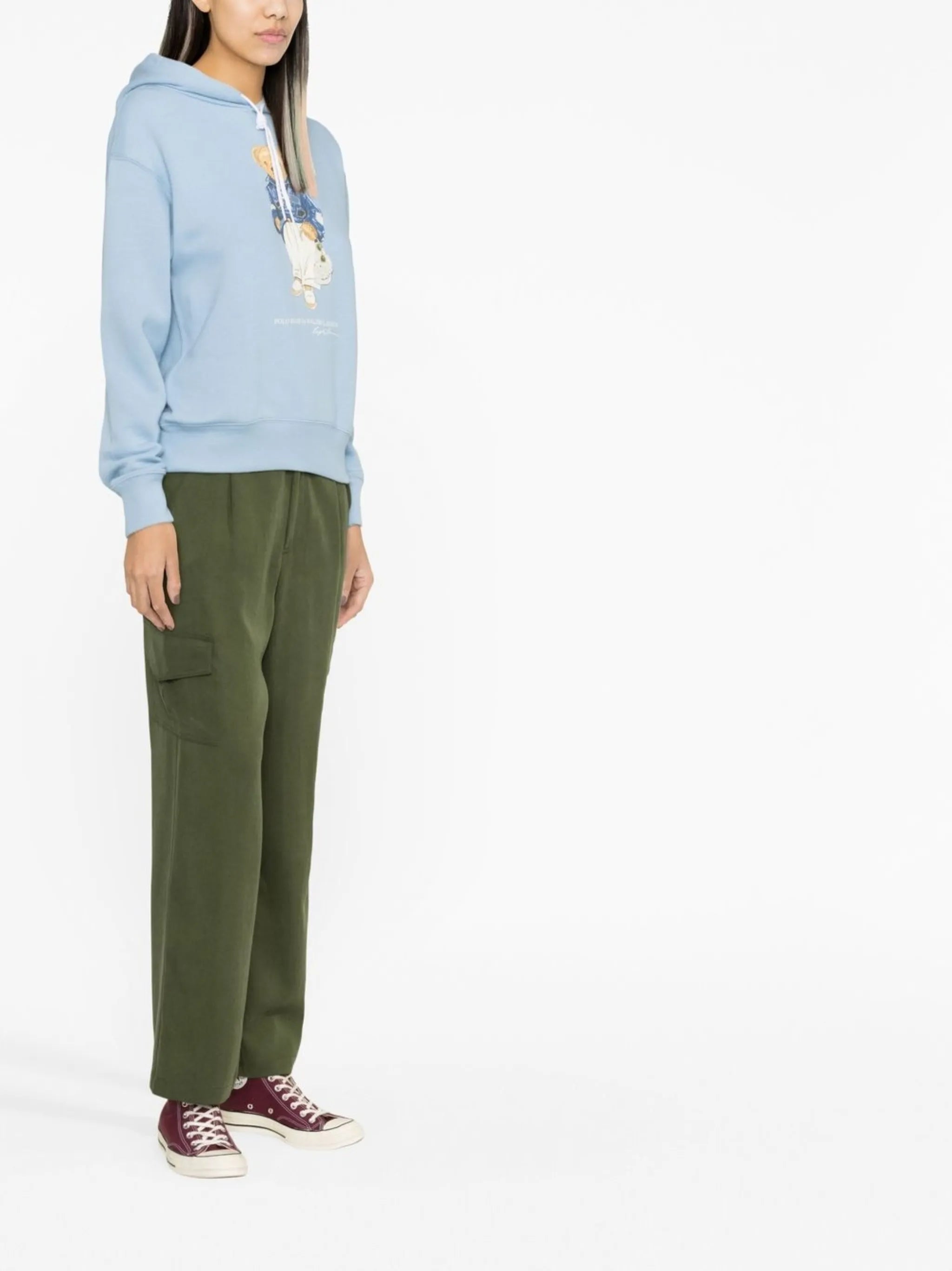 Polo Bear long-sleeve hoodie