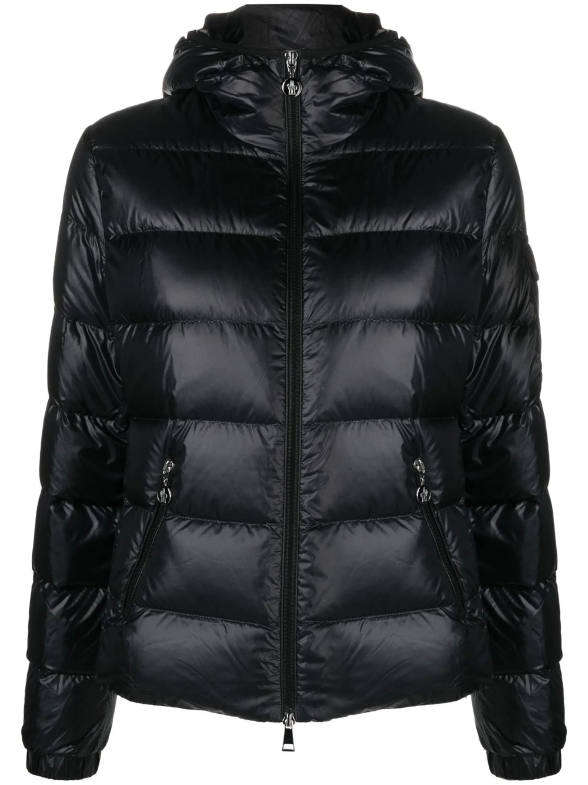 Black Hooded Padded Jacket