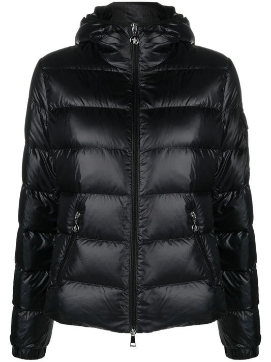 Black Hooded Padded Jacket