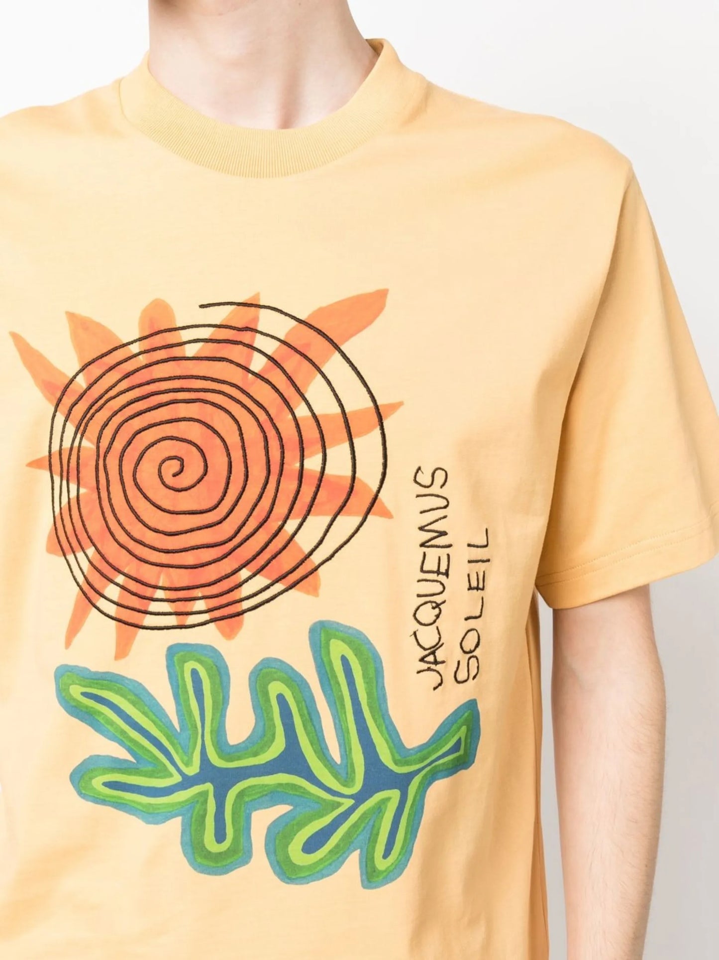 Soleil graphic-print T-shirt