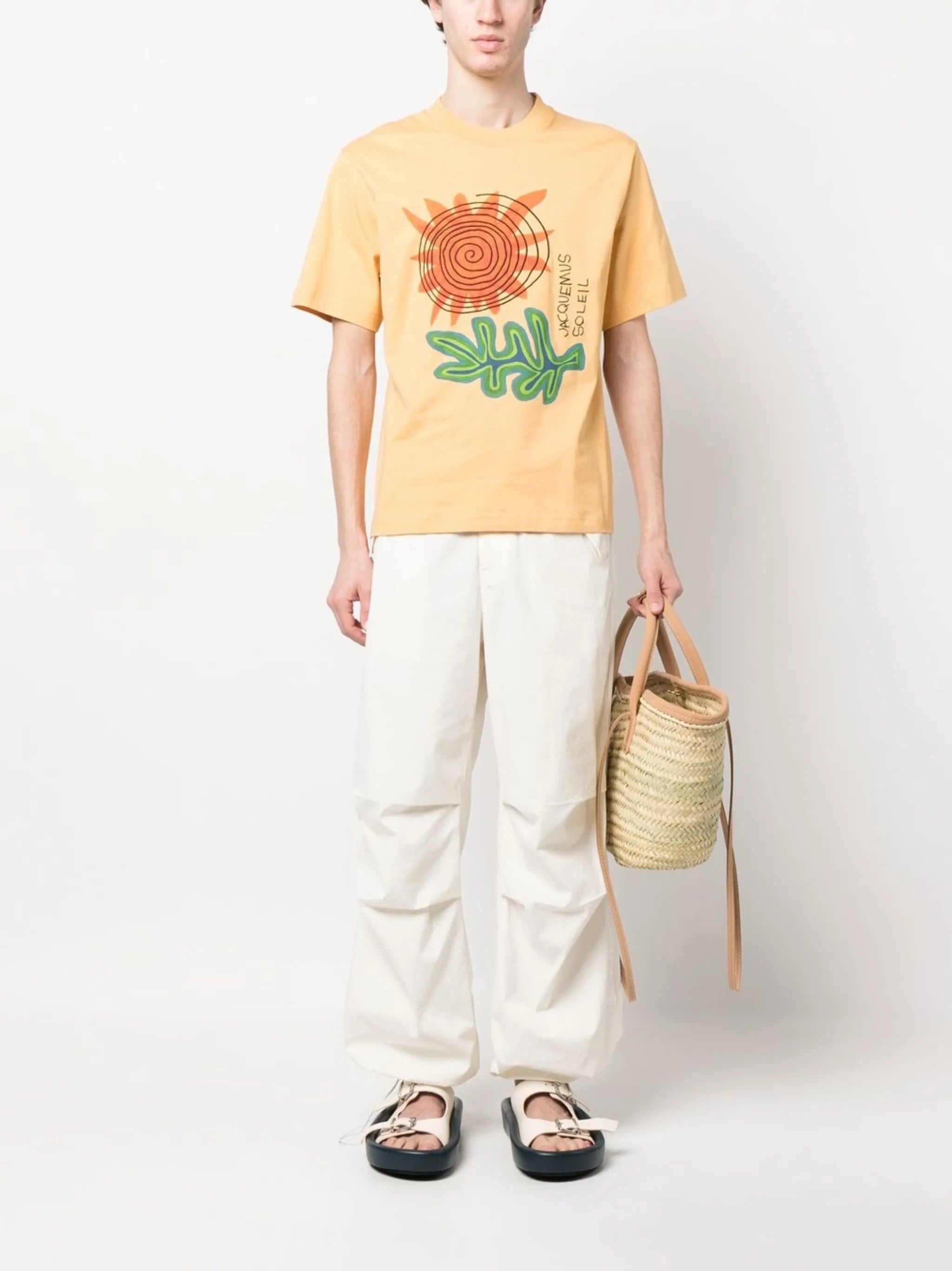 Soleil graphic-print T-shirt