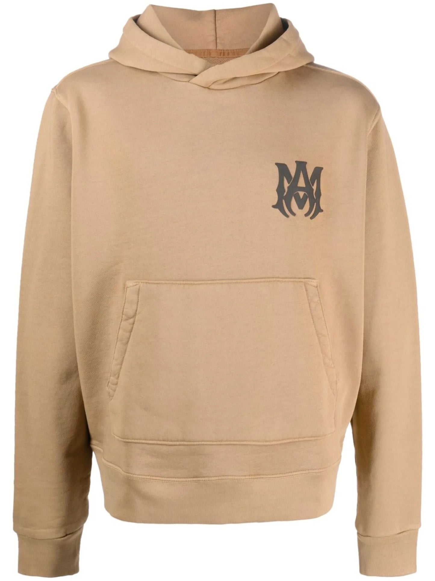logo-print cotton hoodie