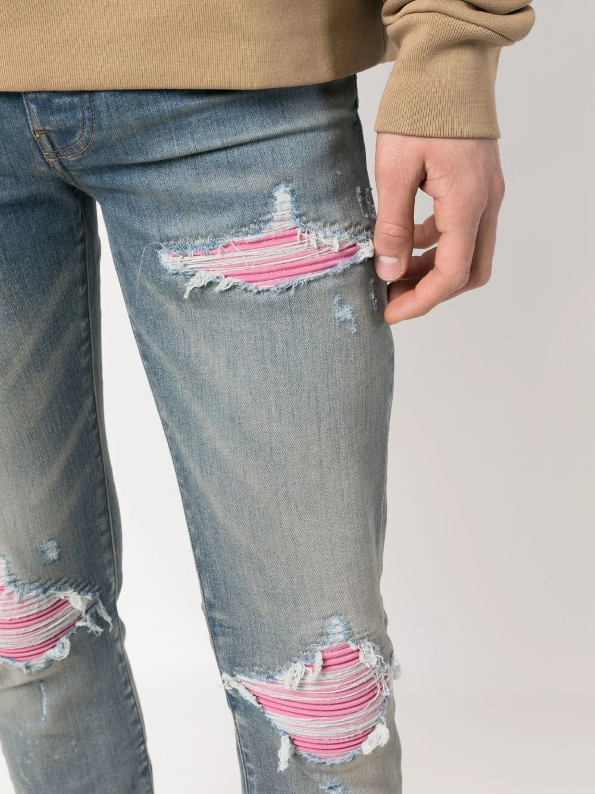 ripped skinny jeans