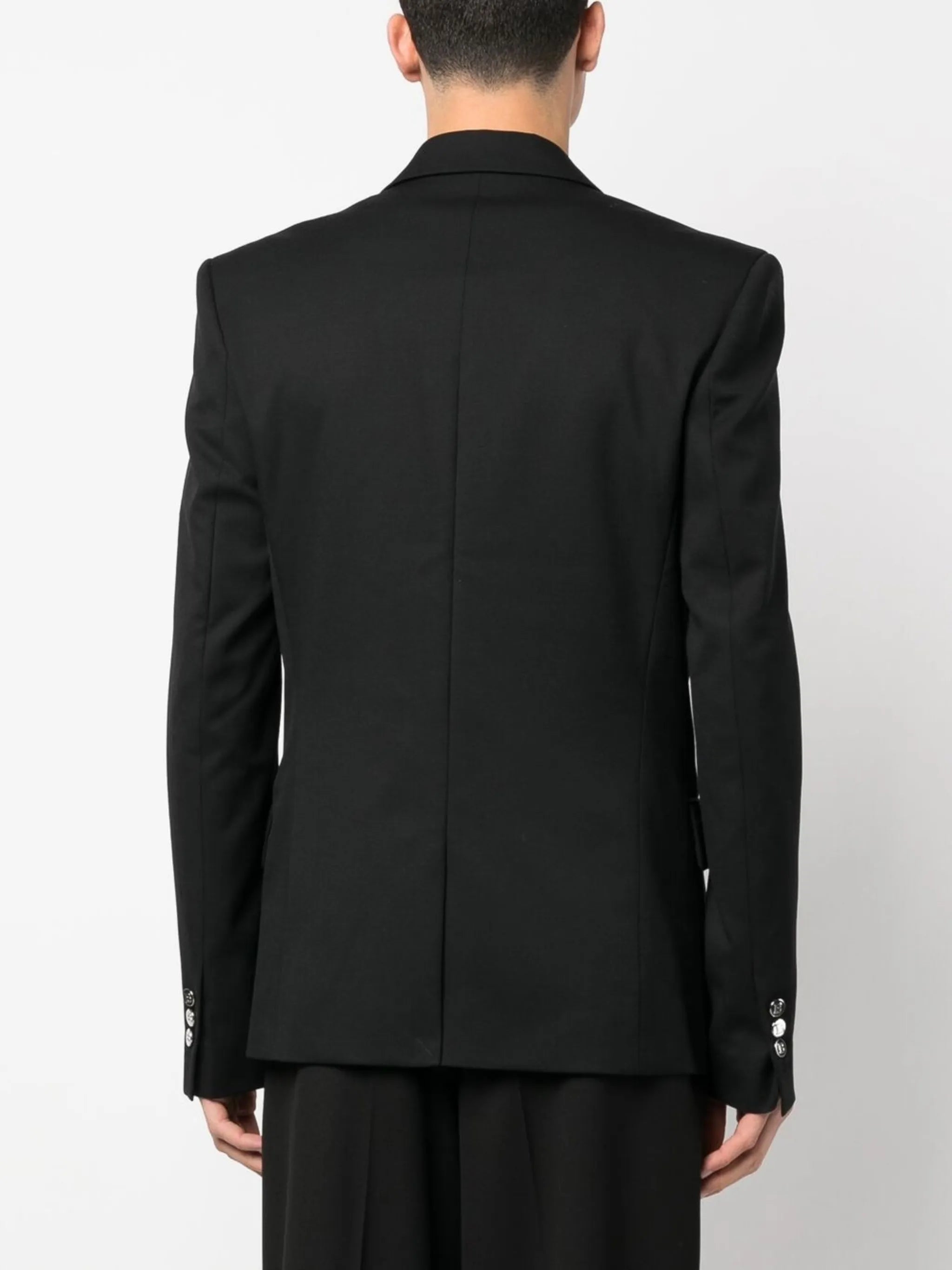 single-breasted notched-lapels blazer