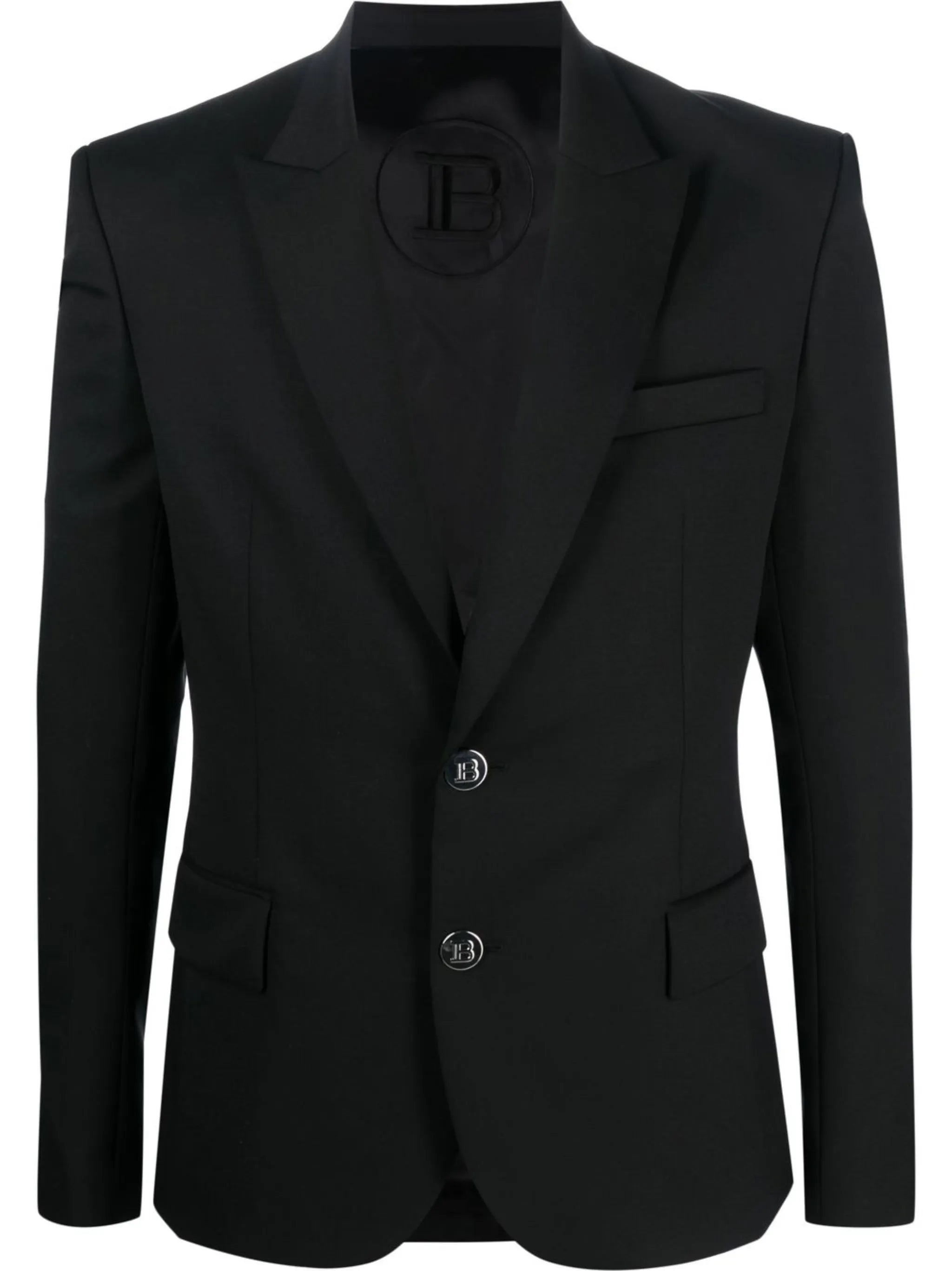 single-breasted notched-lapels blazer