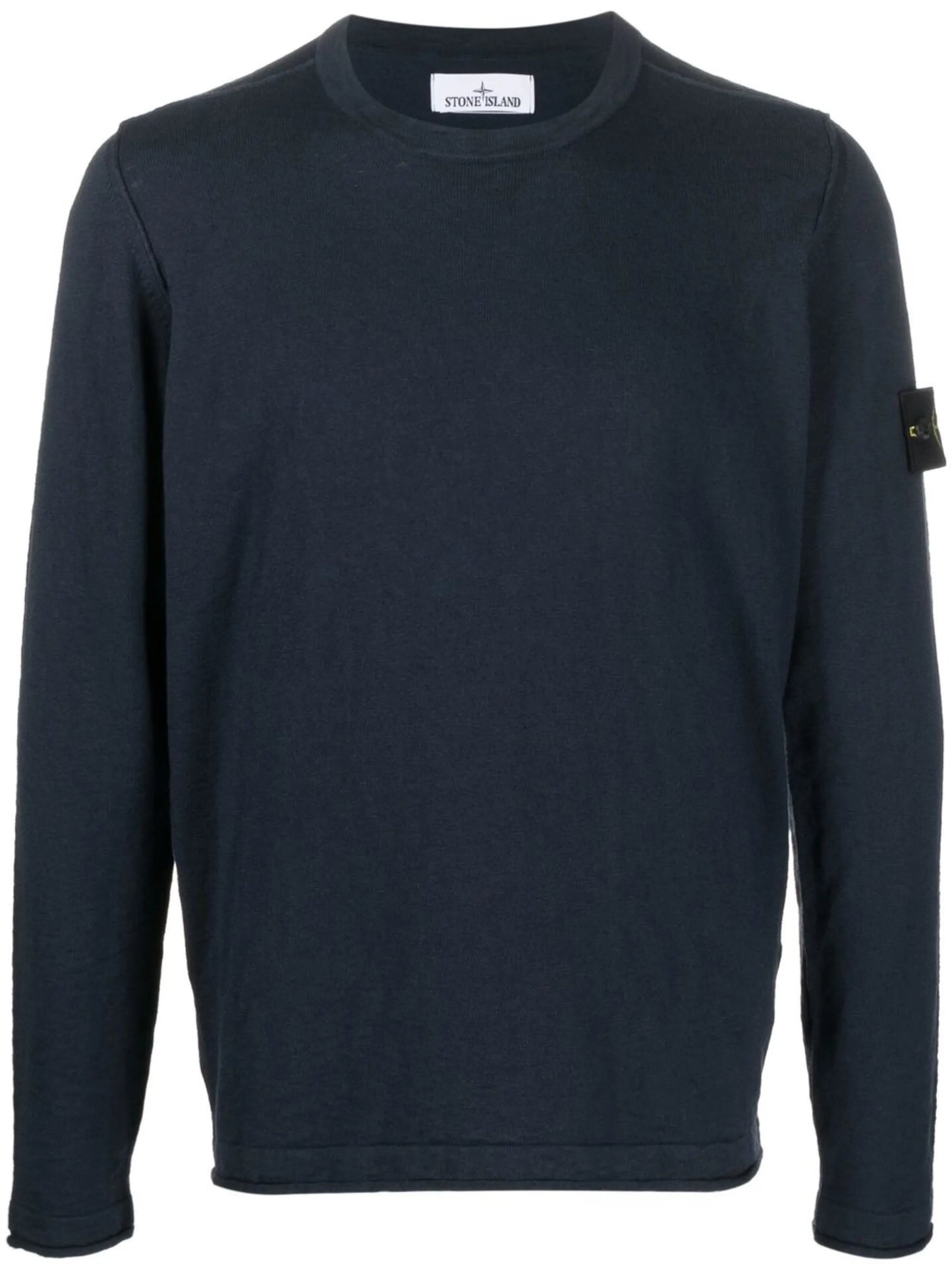 logo-patch sleeve jumper