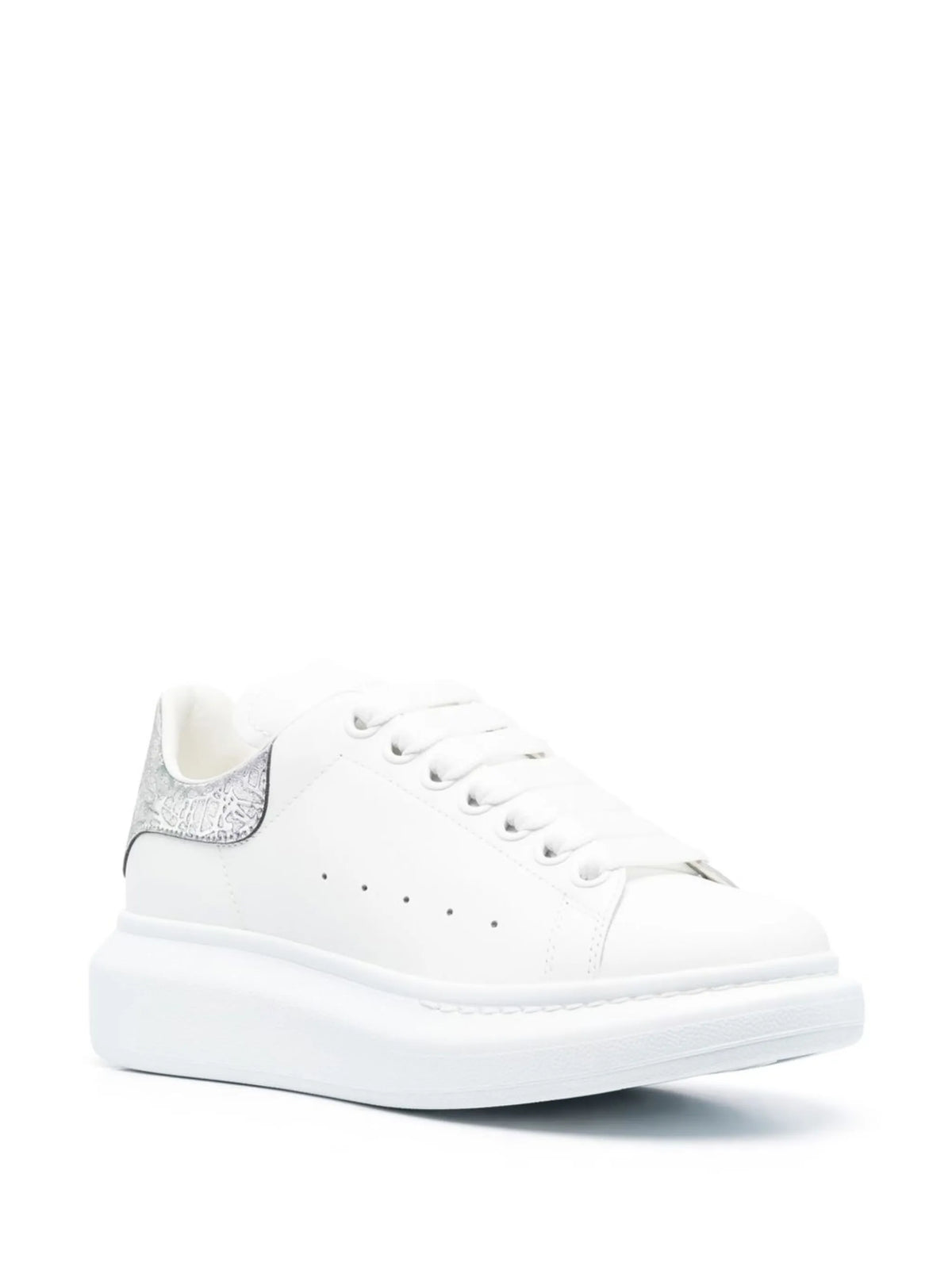 low-top leather sneakers