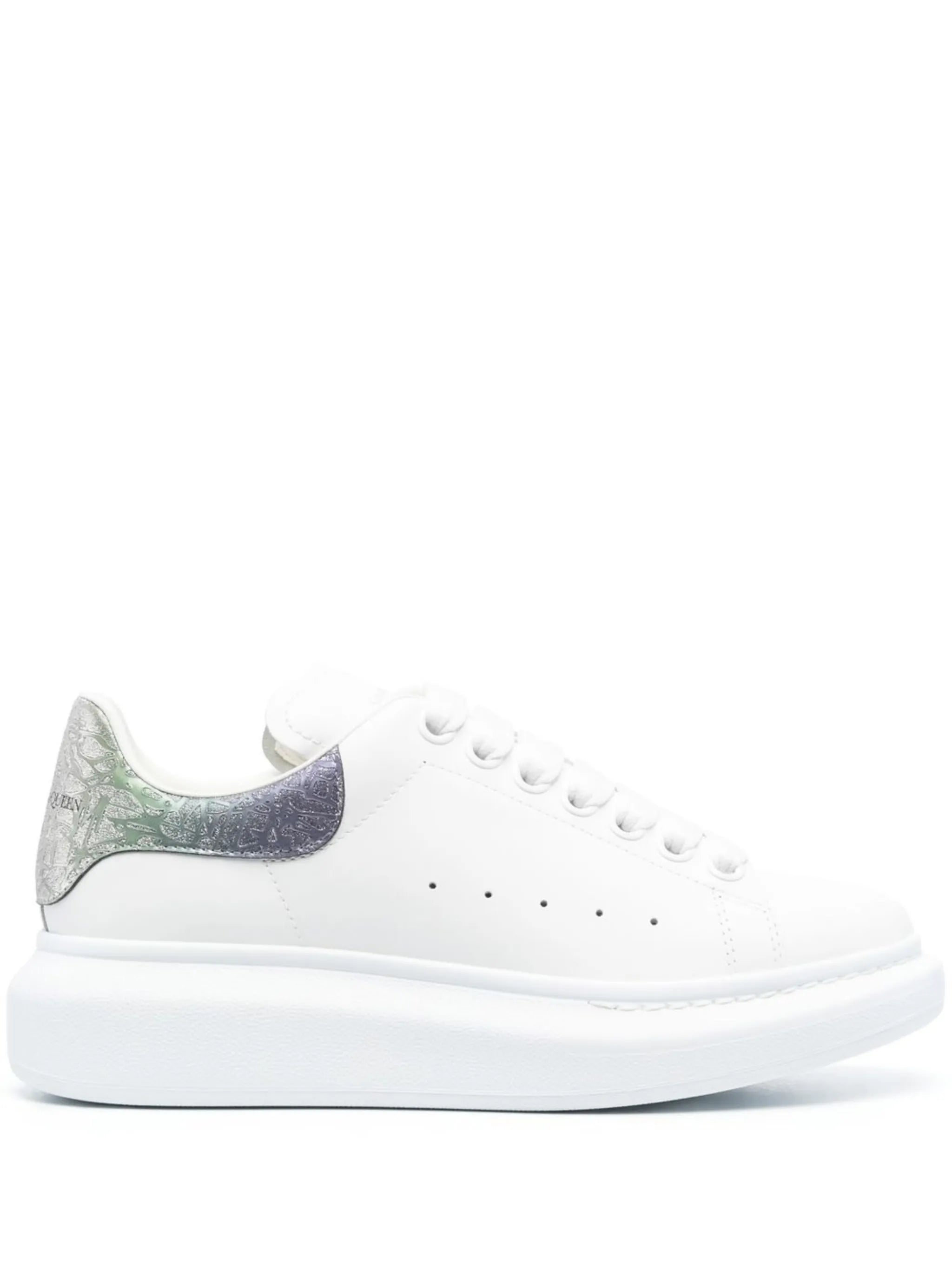 low-top leather sneakers