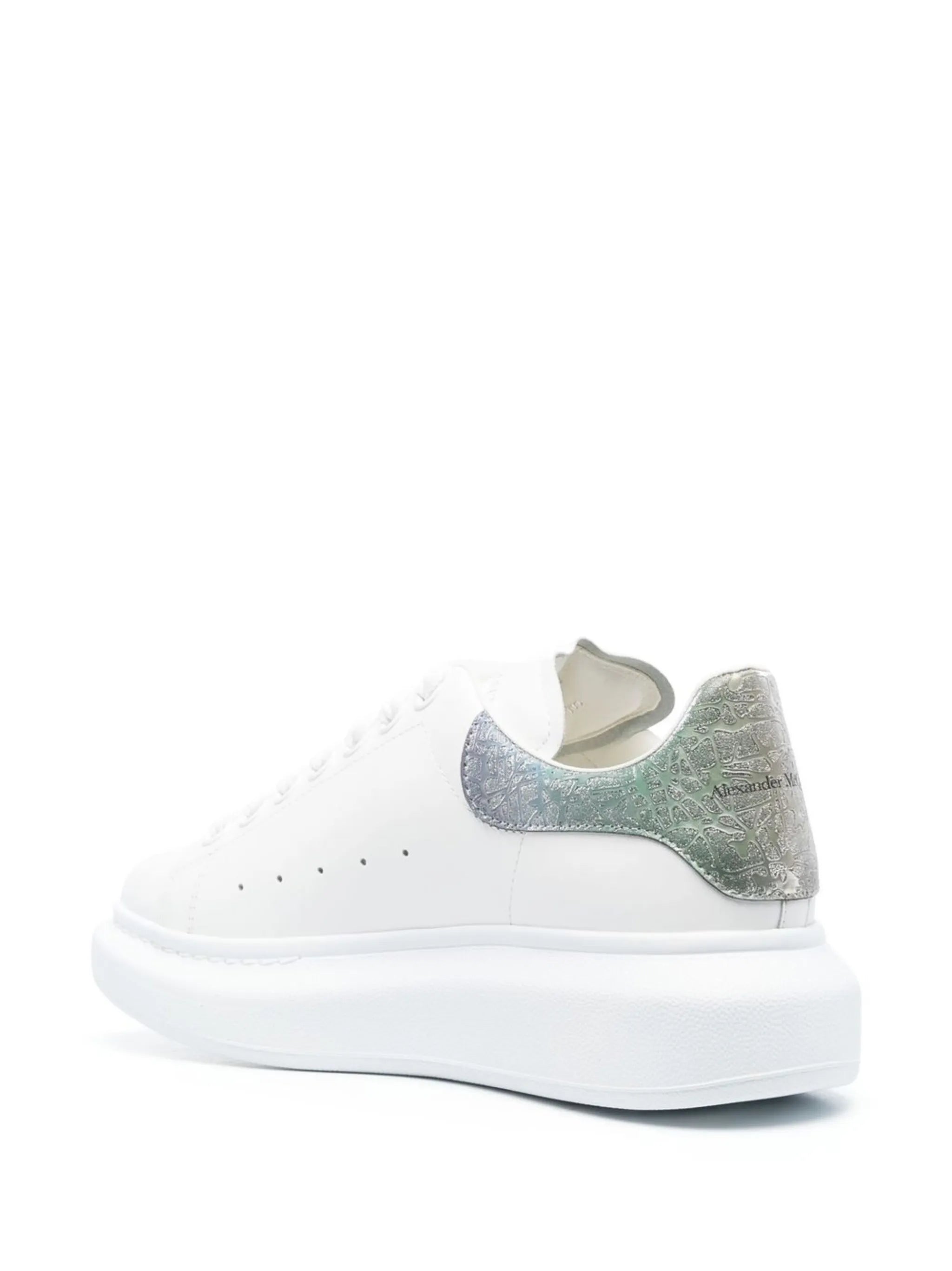 low-top leather sneakers