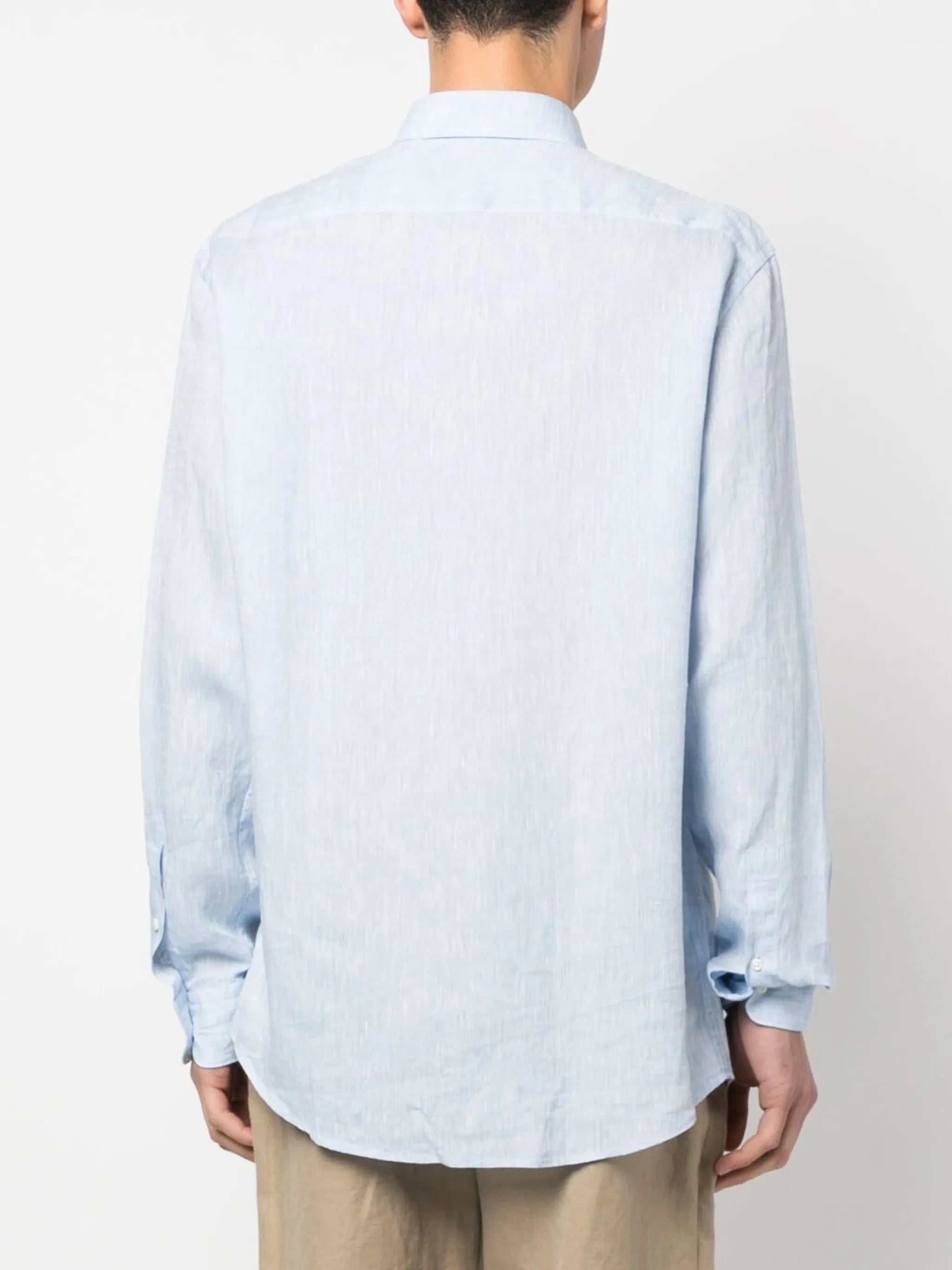 long-sleeve linen shirt