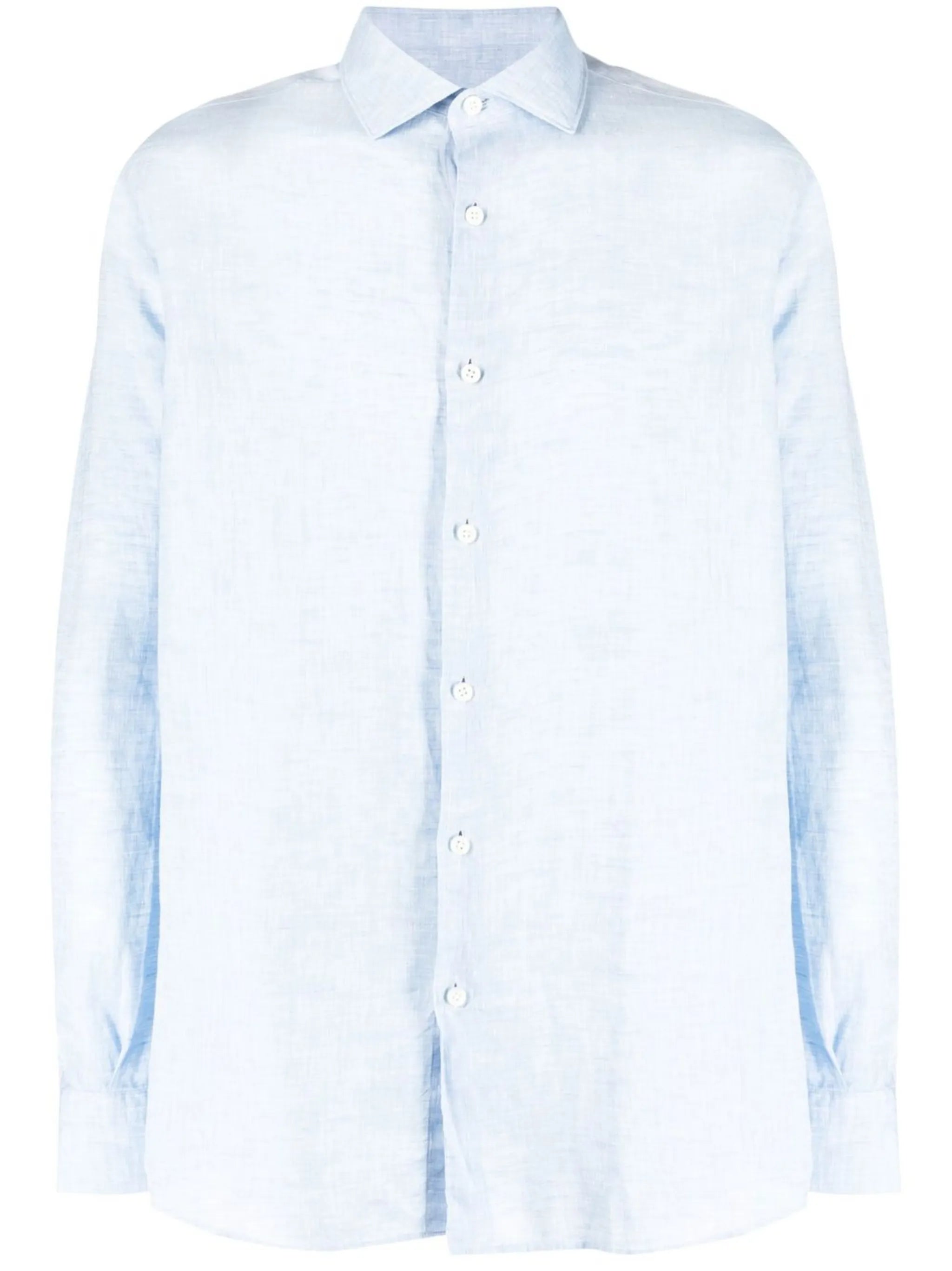 long-sleeve linen shirt
