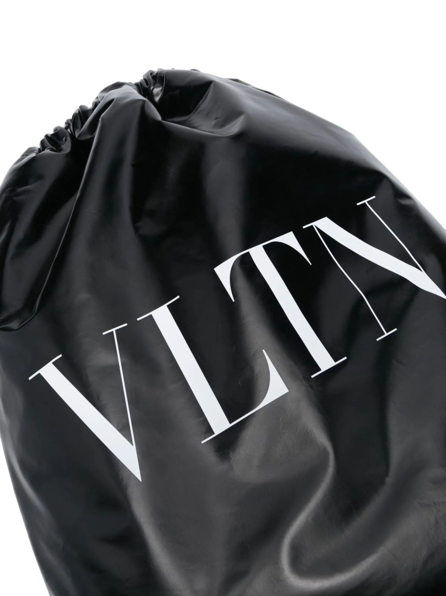 VLTN patent leather backpack