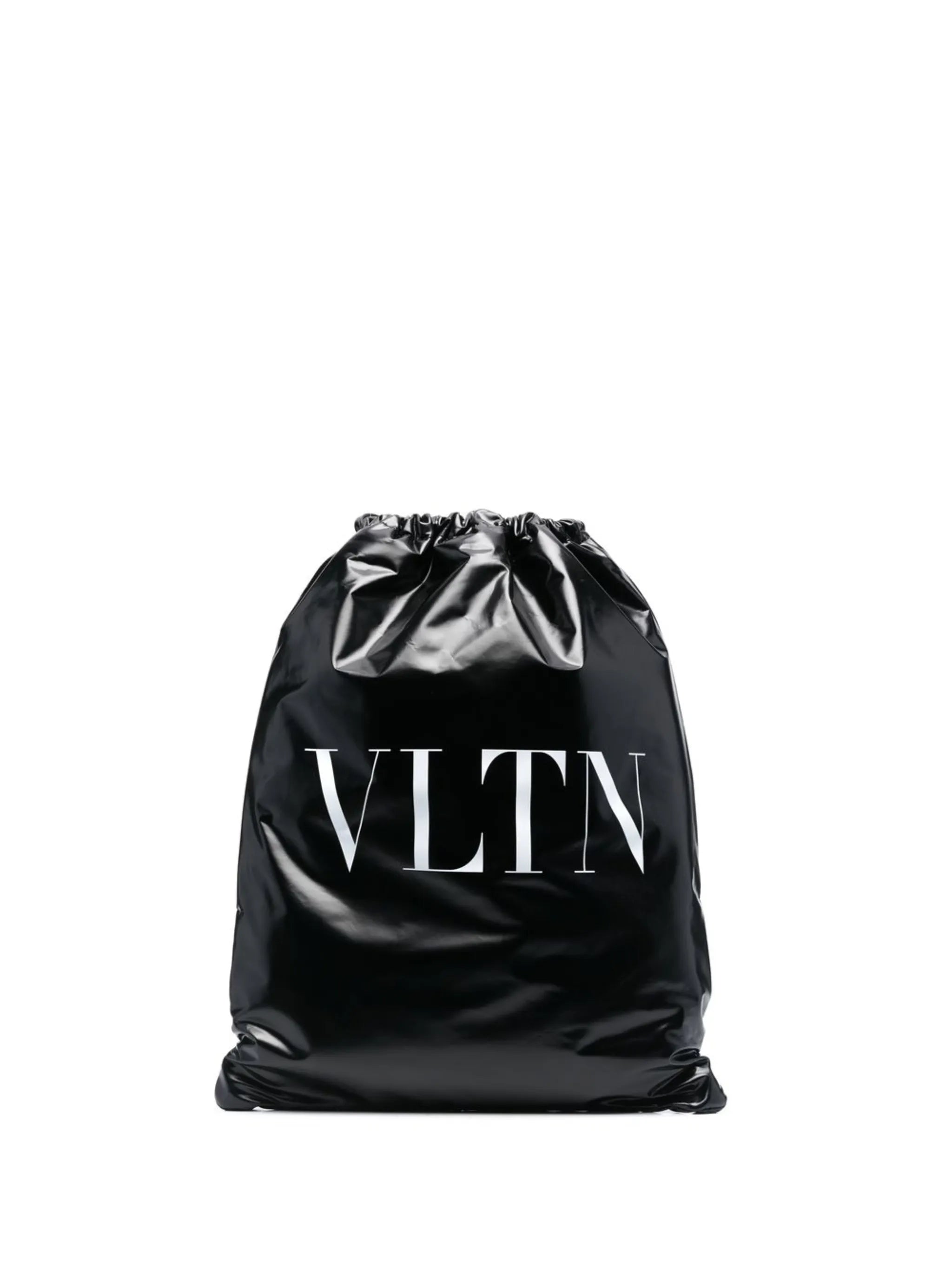 VLTN patent leather backpack