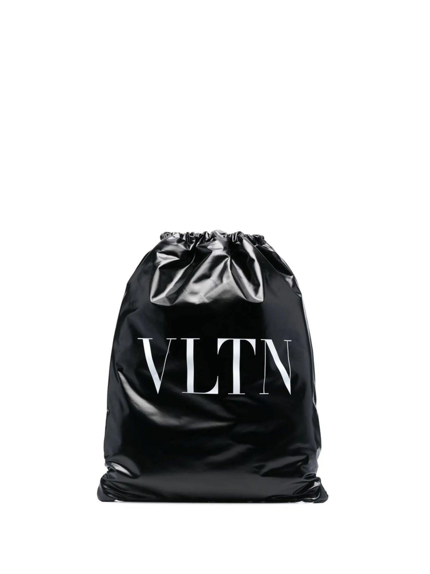 VLTN patent leather backpack