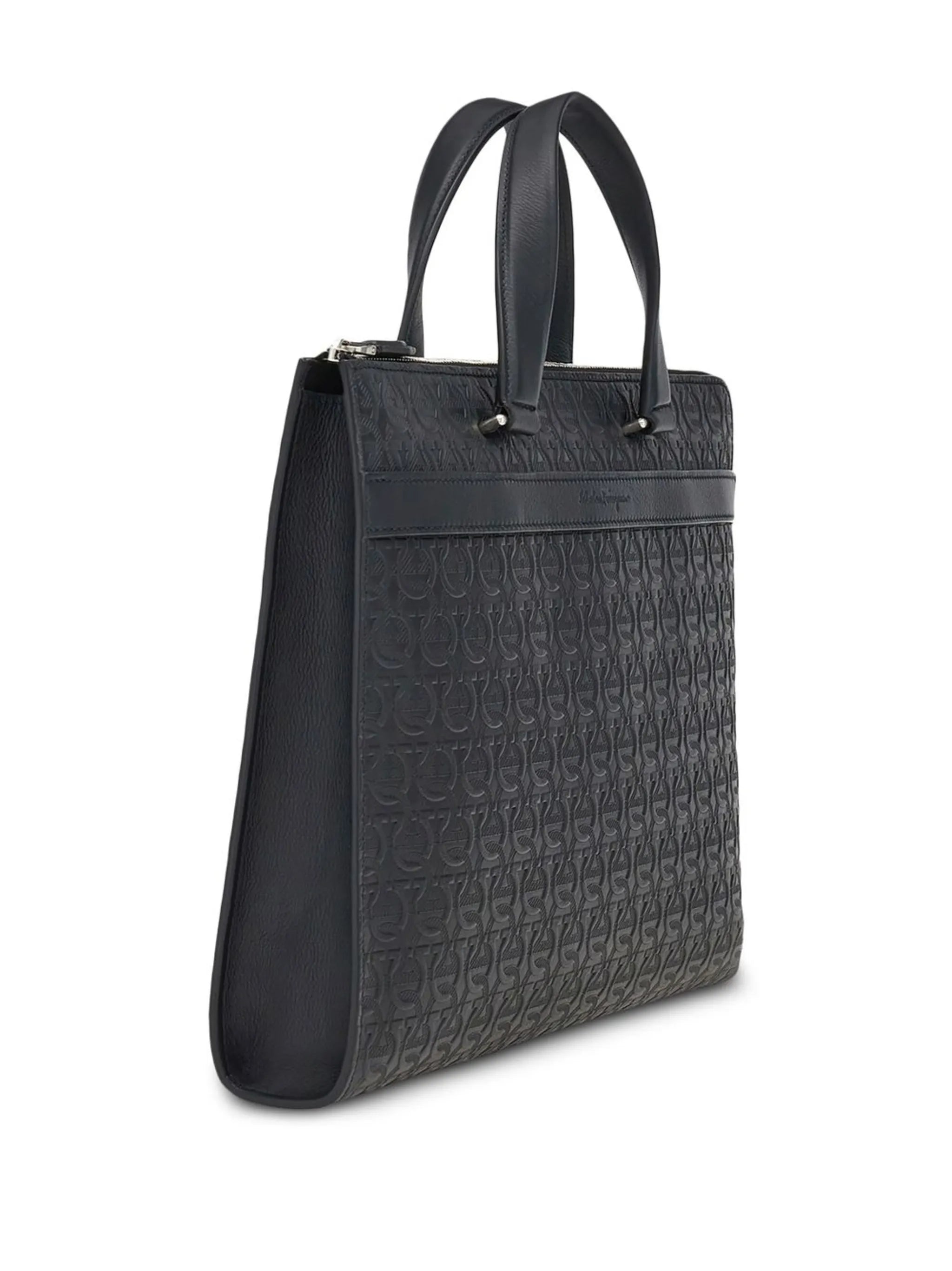Gancini-pattern laptop case
