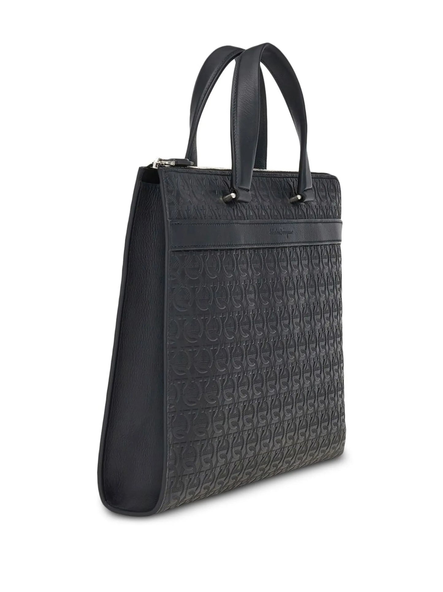 Gancini-pattern laptop case